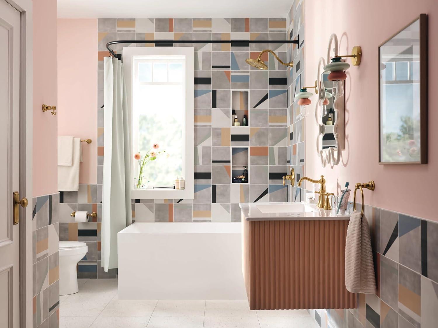 Weymouth Widespread Bathroom Faucet with Drain Assembly