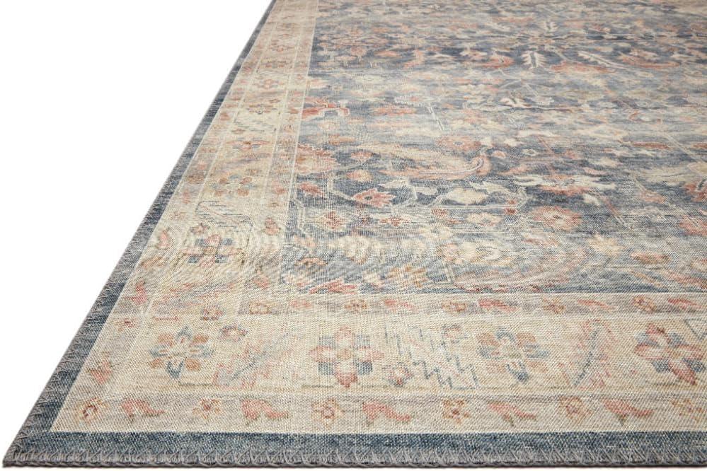 Loloi II Hathaway Printed Oriental Denim / Multi Area Rug