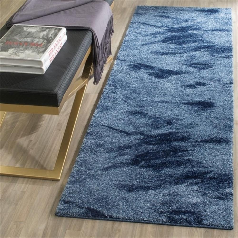 Retro RET2891 Power Loomed Indoor Area Rug - Light Blue/Blue - 5'3"x8' - Safavieh.