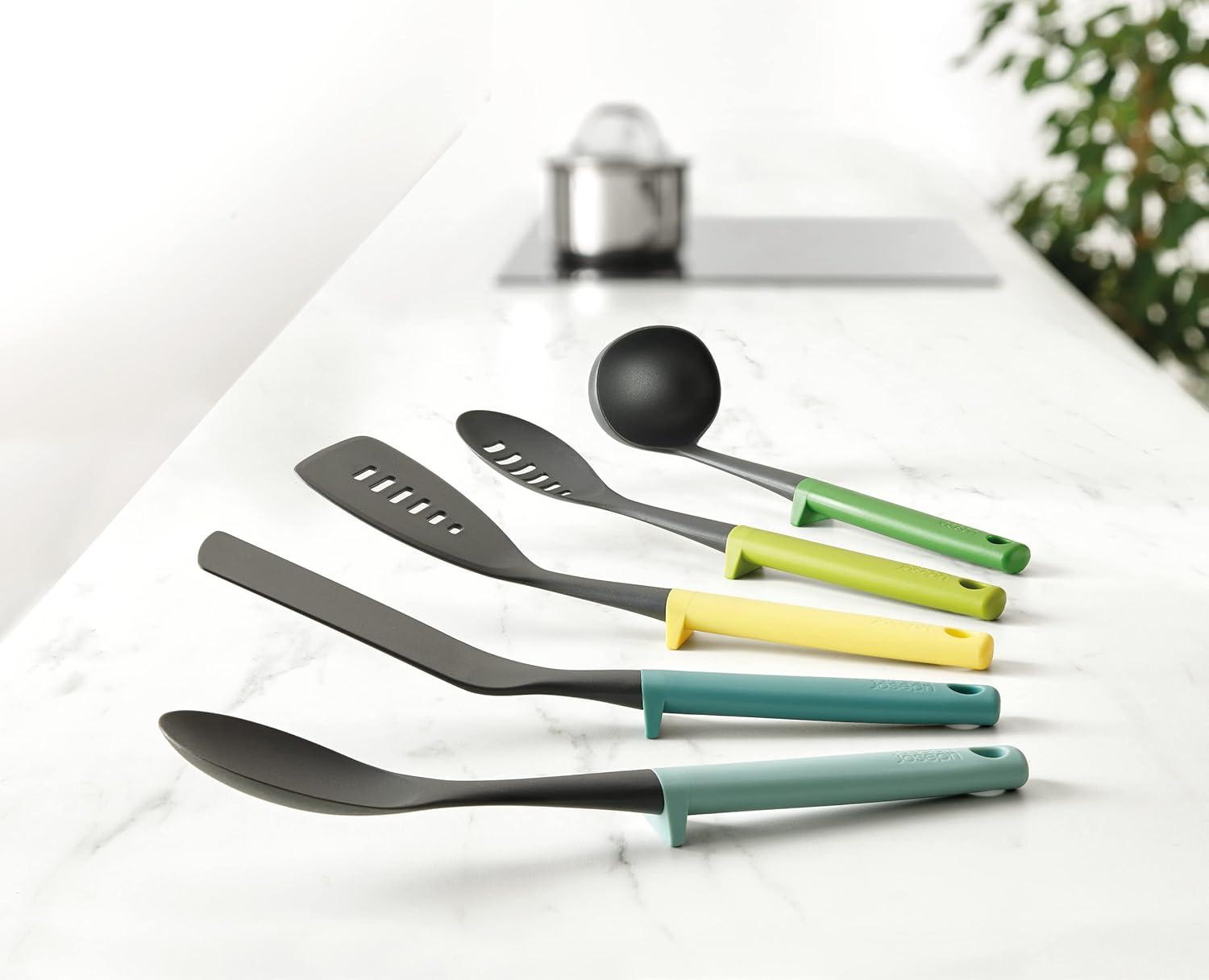 Joseph Joseph Duo 5-piece Cooking Utensil Set with Integrated Tool Rests