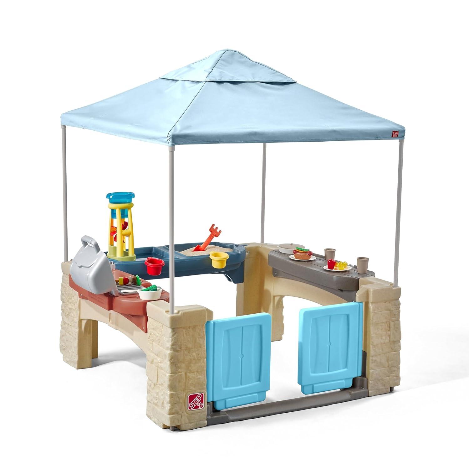 Step2 Step2 All Around Playtime Patio and Kids Outdoor Playhouse