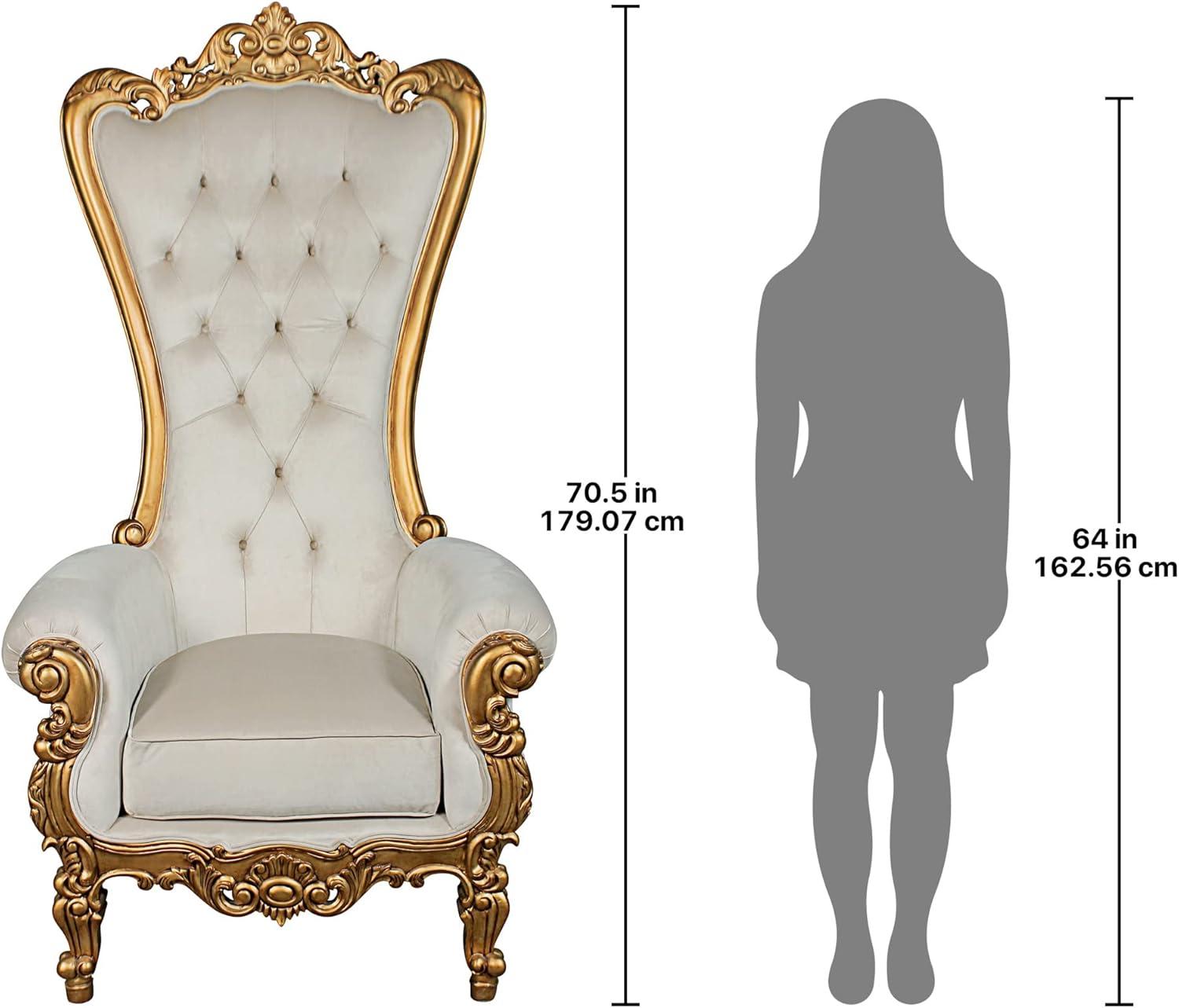 Contessa Baroque Wingback Chair