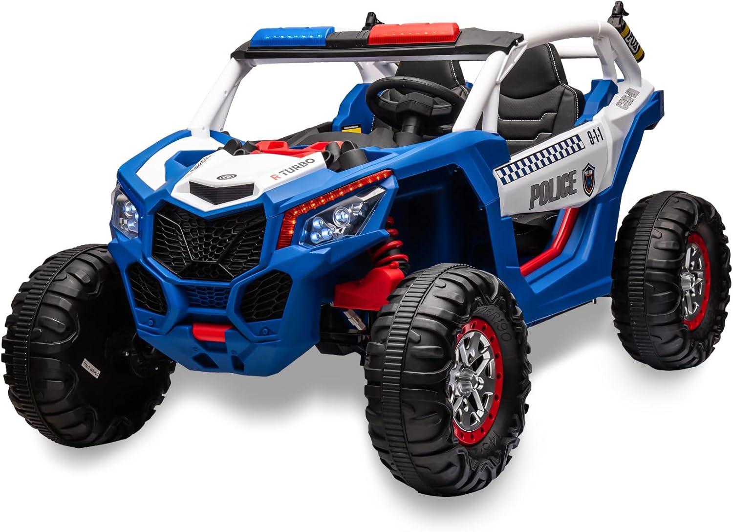 24V 2 Seater Kids Ride on UTV Car w/Remote Control, 4WD Powerful Electric Vehicle