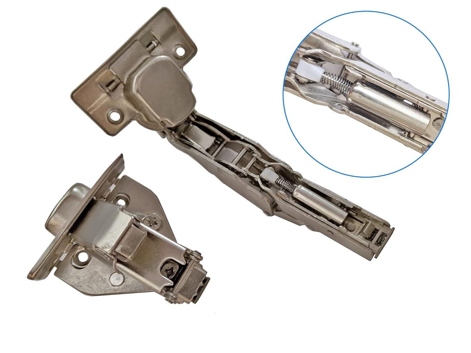 35 mm 135-Degree Corner Folding Cabinet Door Hinges with Installation Screws (1-Pair)