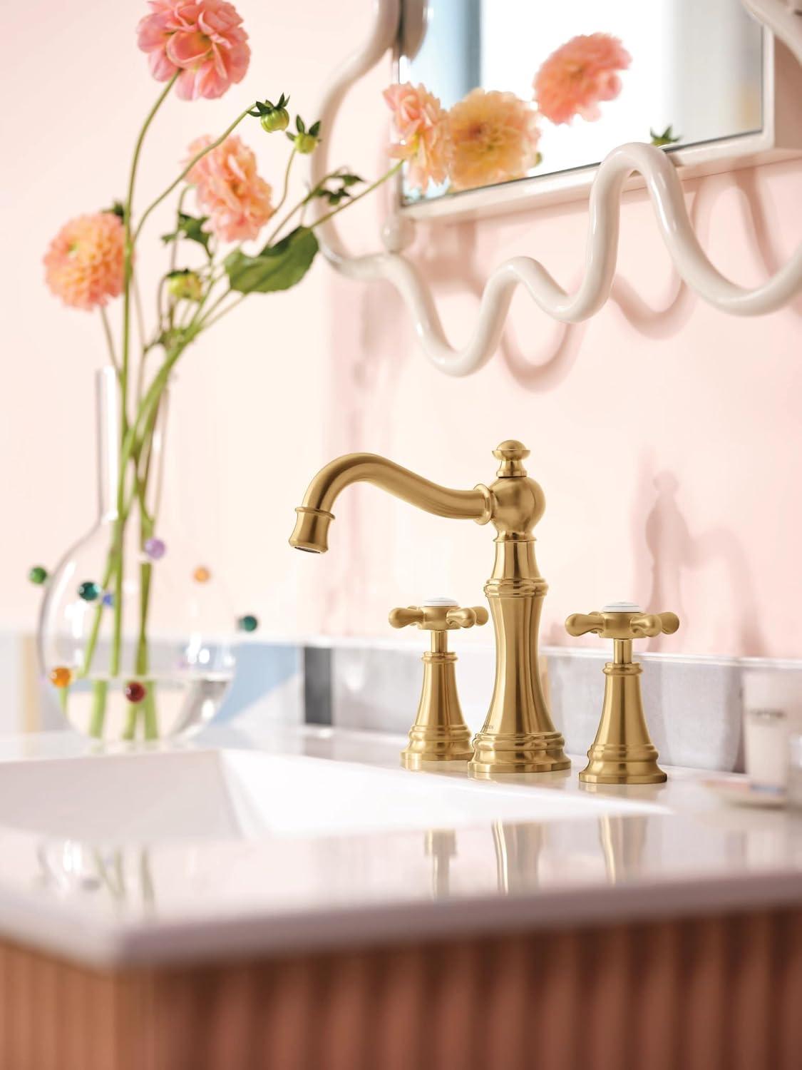 Weymouth Widespread Bathroom Faucet with Drain Assembly