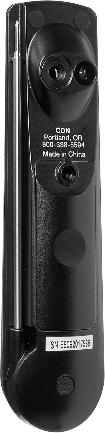 Black and Silver Digital Infrared Thermocouple Probe Thermometer