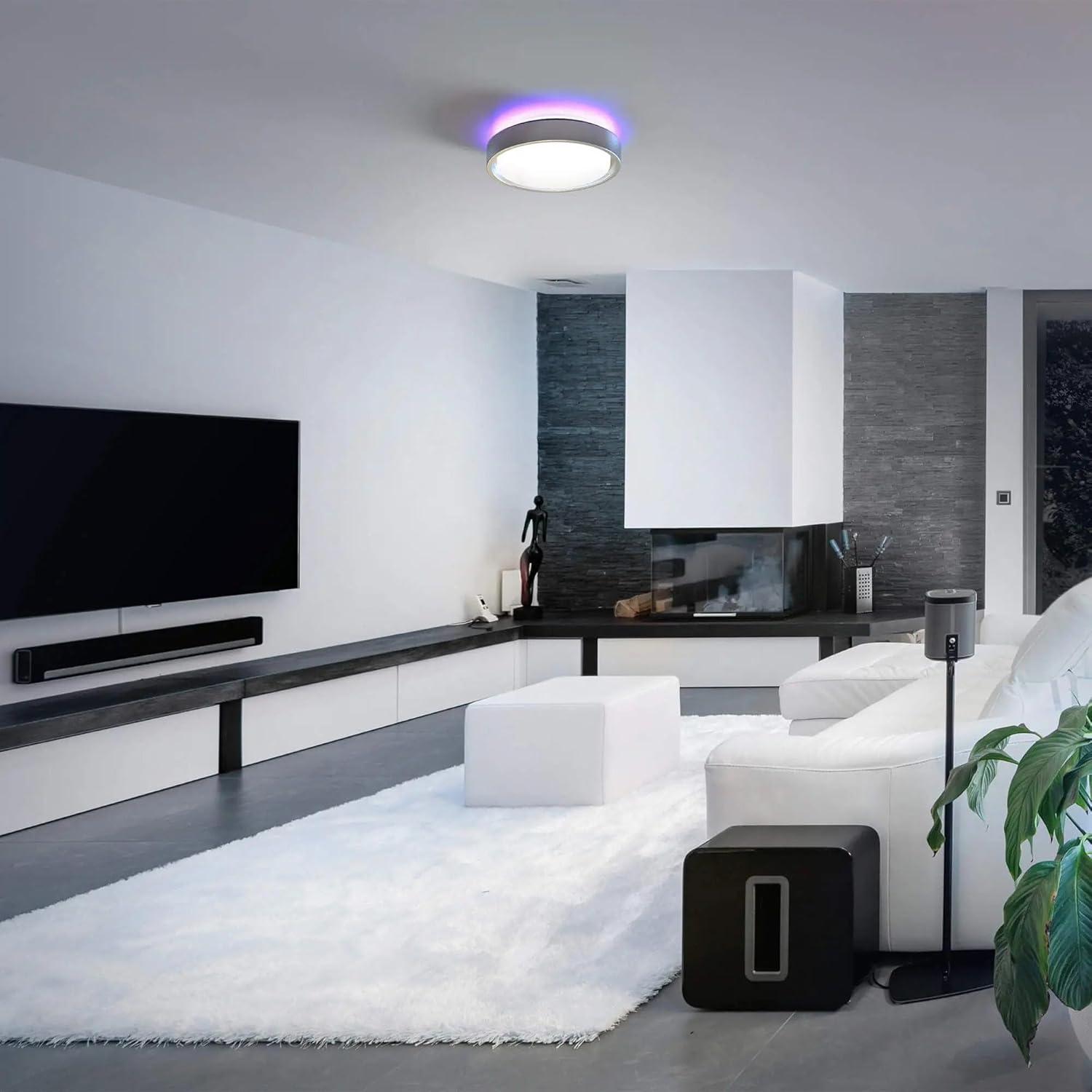 Koda KODA 14" LED Ceiling Light with Mood Lighting and Motion Sensor