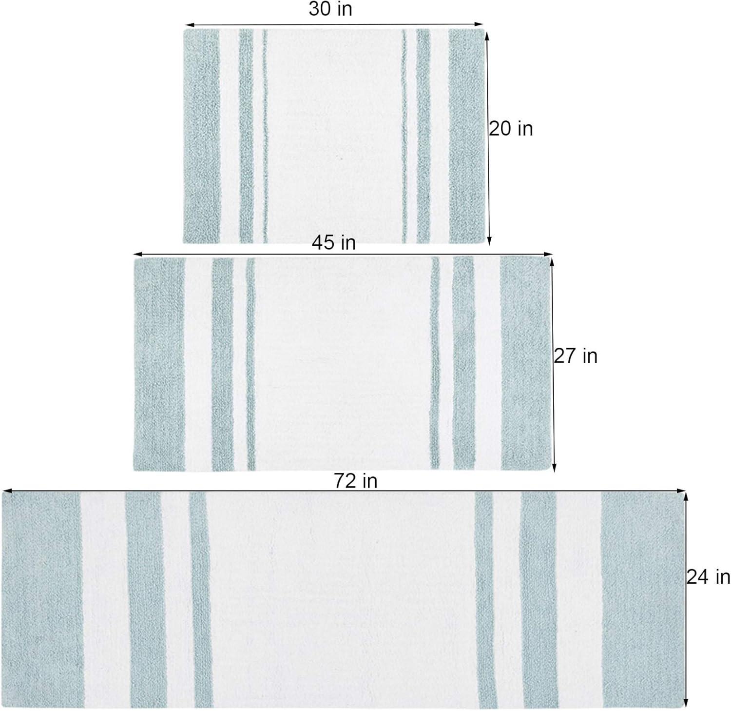 Cotton Reversible Bath Rug