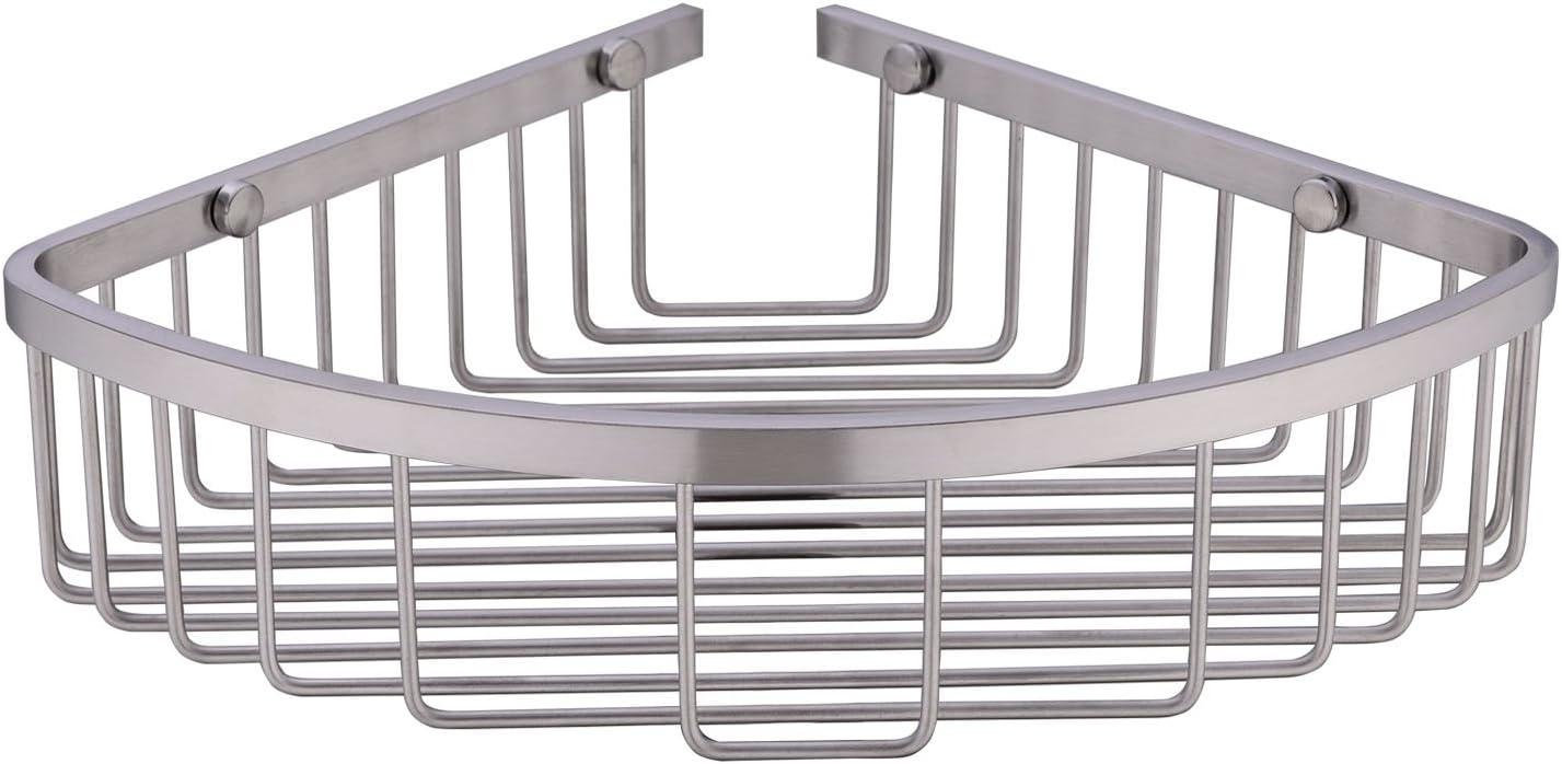 Brushed Nickel Stainless Steel Corner Shower Caddy