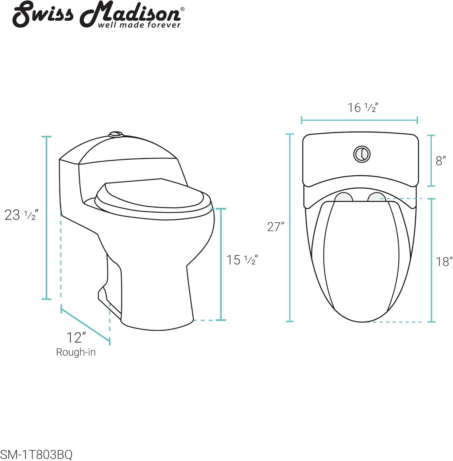 Château One-Piece Elongated Dual-Flush Toilet 1.1/1.6 gpf