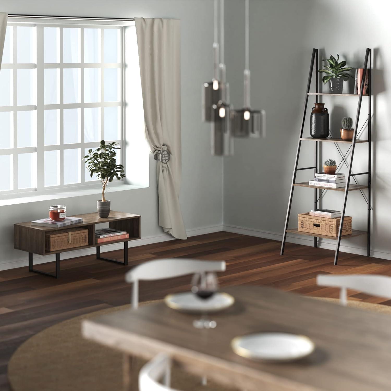 ClosetMaid Industrial 4-Tier Ladder Bookcase