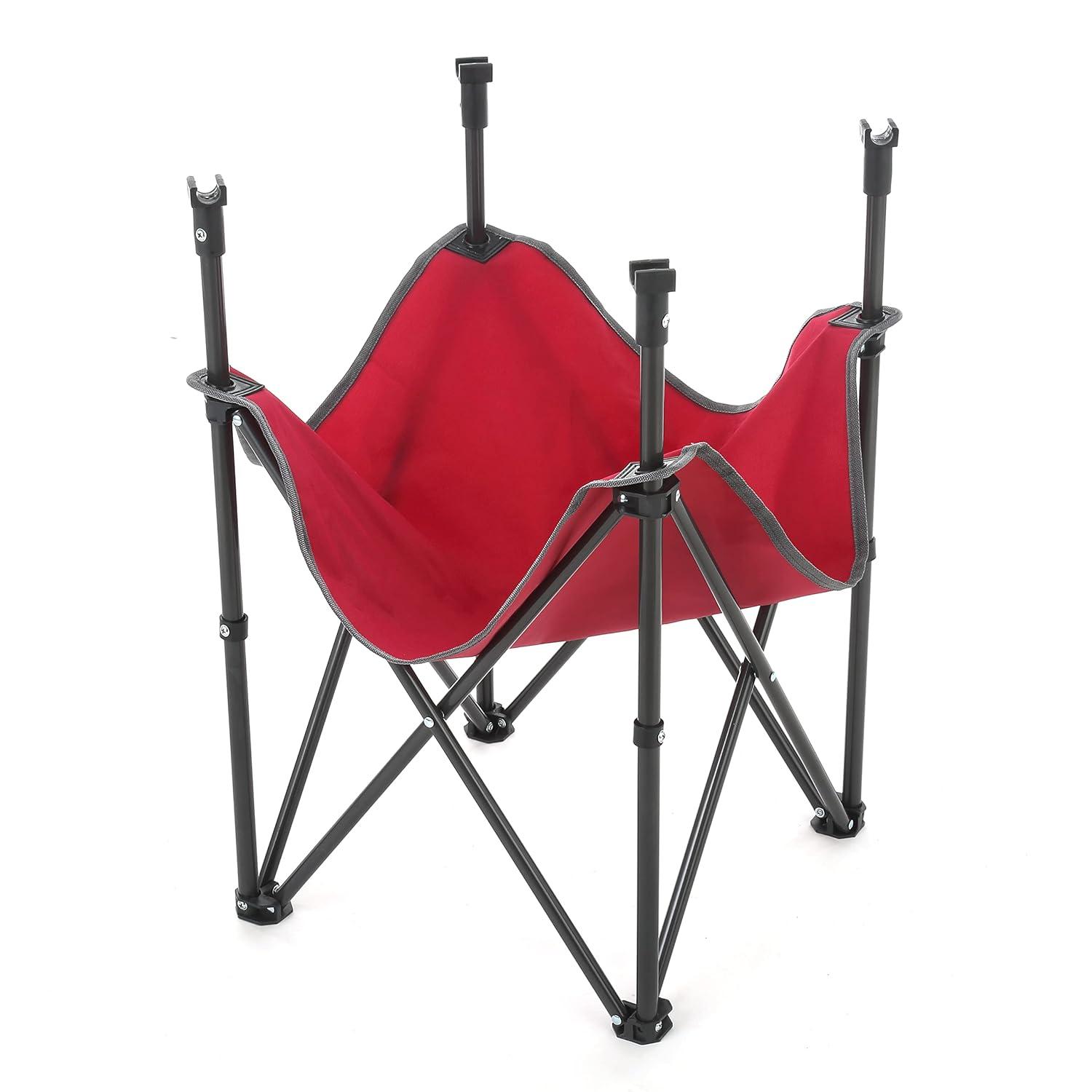 ARROWHEAD Outdoor Round Fabric Outdoor Folding Camping Table