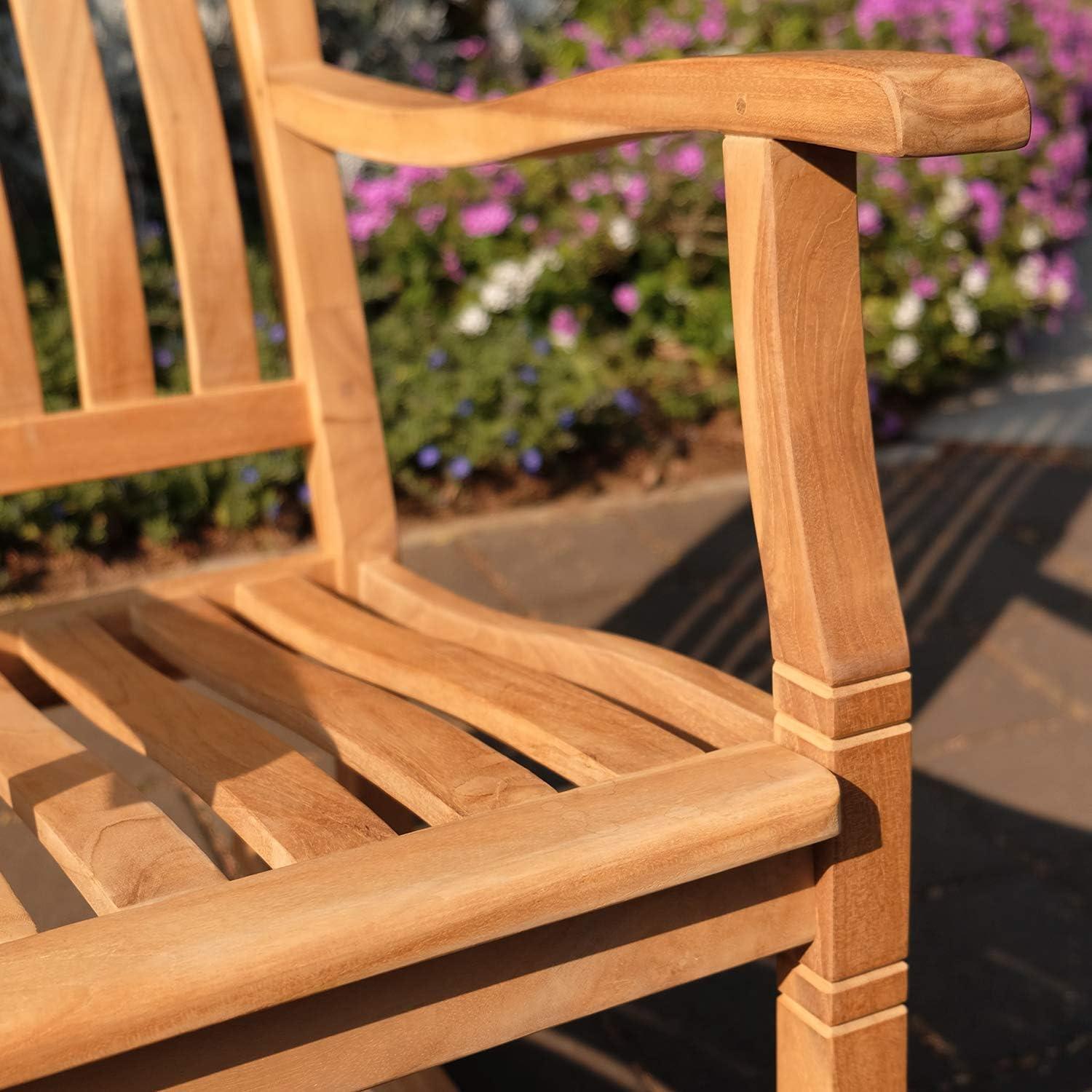 Solid Teak Wood Arie Outdoor Rocking Chair