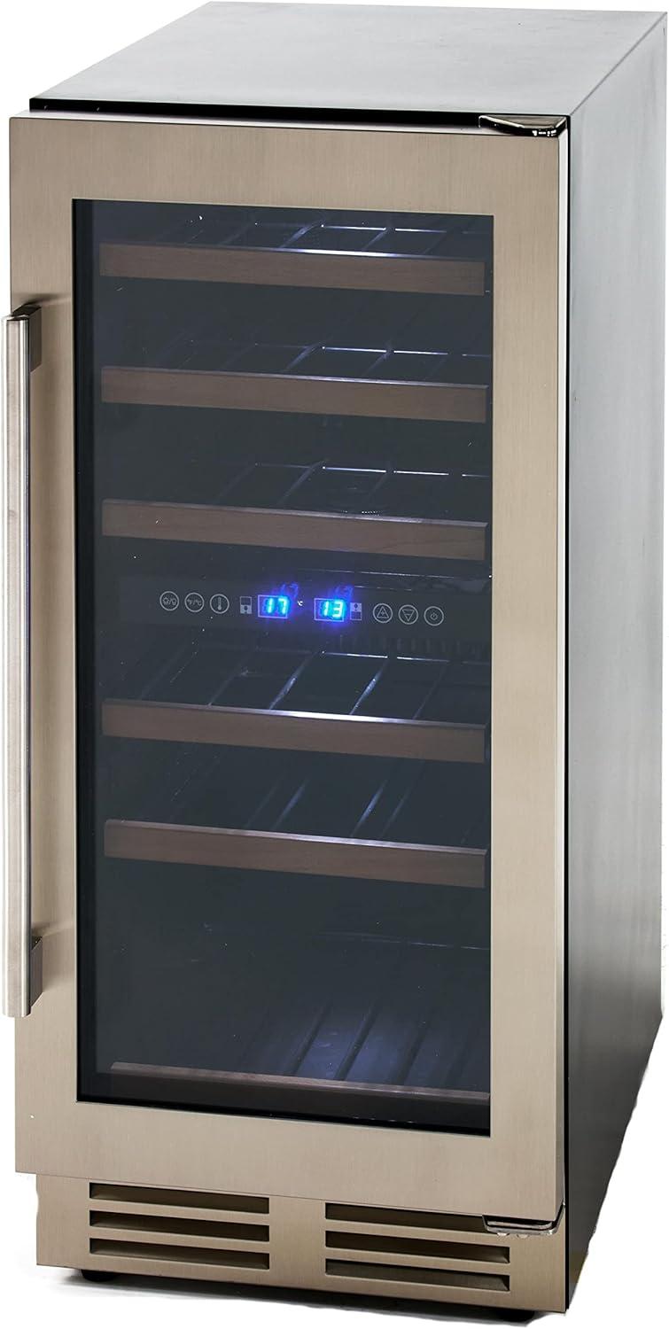 Avanti 28 Bottle DESIGNER Series Dual-Zone Wine Cooler