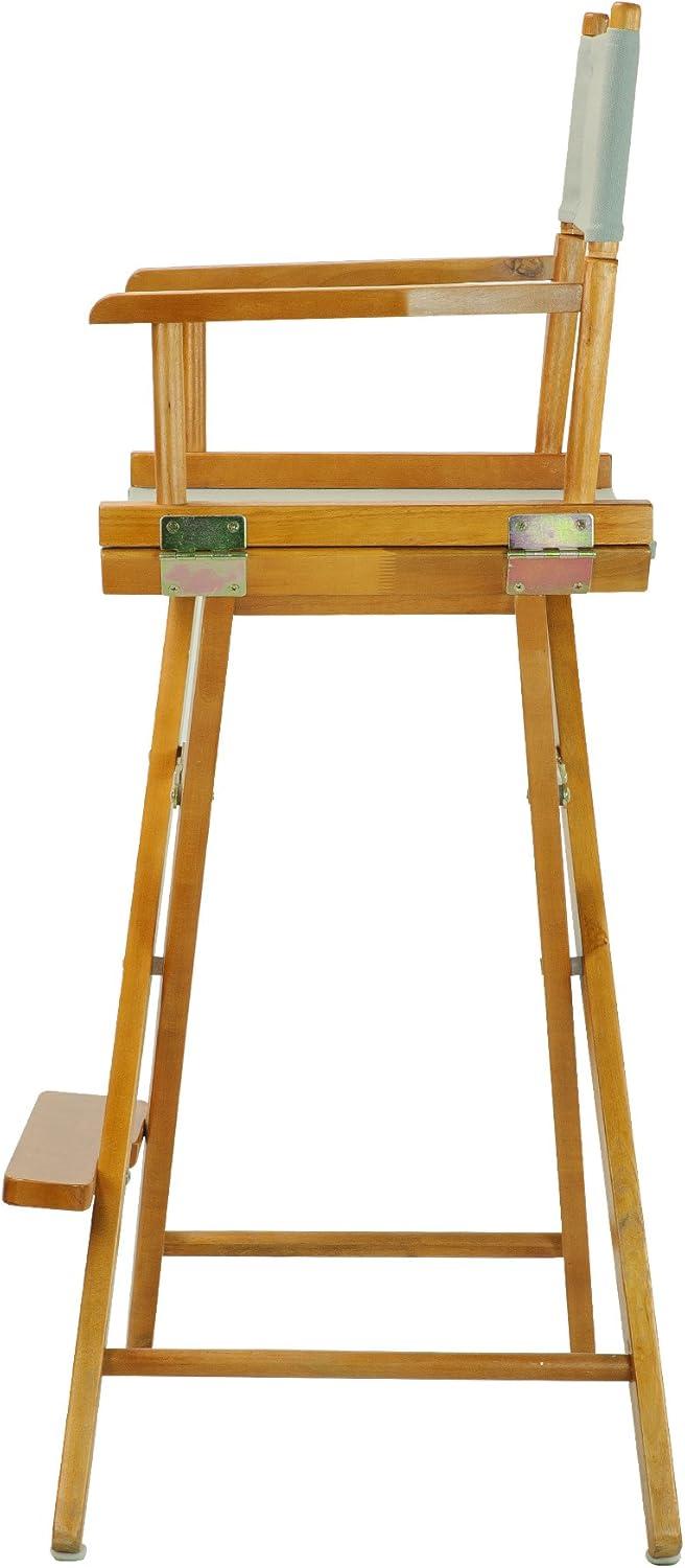 "30" Director's Chair Honey Oak Frame-Gray Canvas"