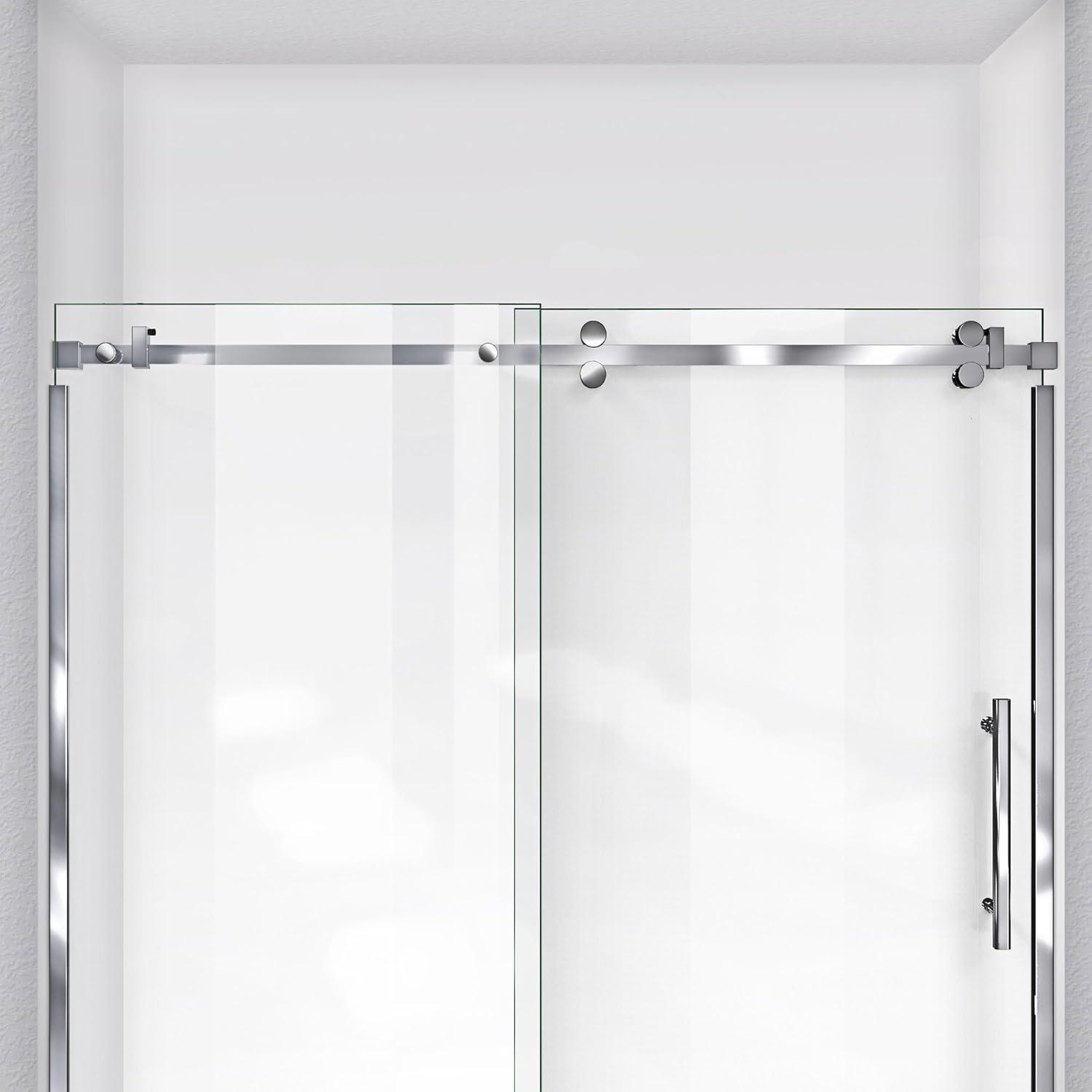 Enigma Sky 44'' W - 48" W x 76'' H Frameless with Clear Max™ Technology Shower Door