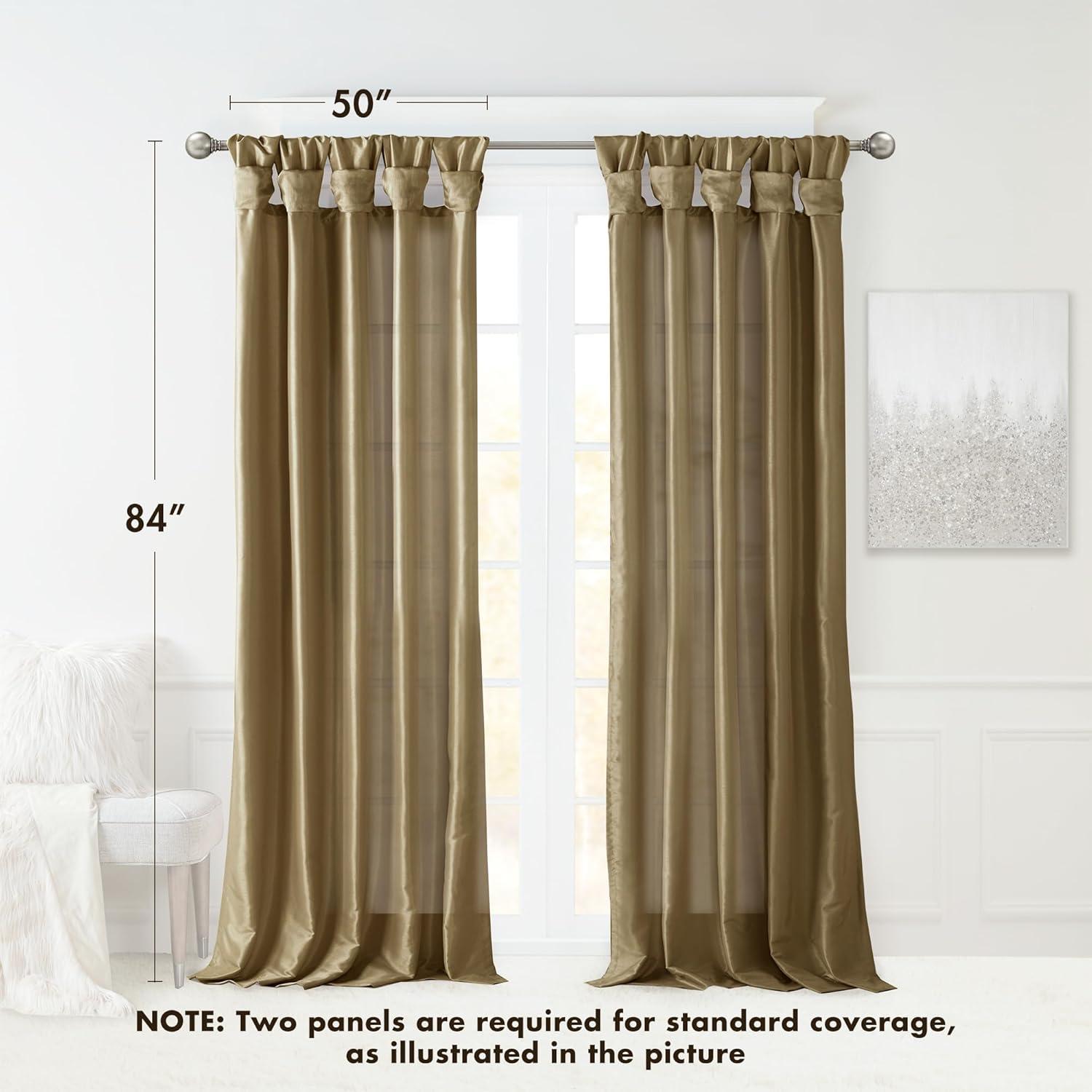 Madison Park Rivau Light-Filtering Single Curtain Panel