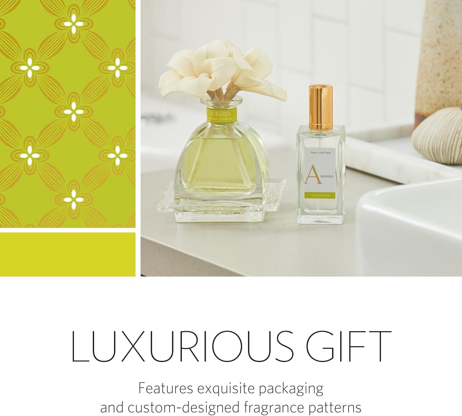 Luxurious Lemon Verbena Sola Flower Reed Diffuser Set