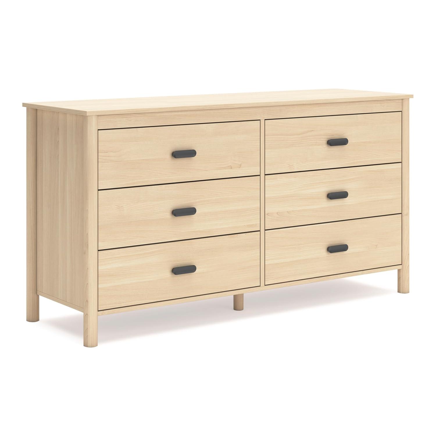 Signature Design by Ashley Cabinella Six Drawer Dresser, Tan