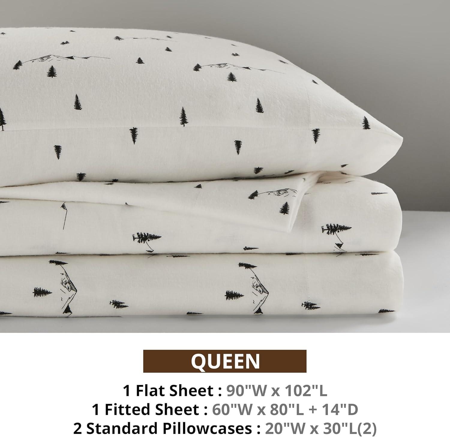 Woolrich 100% Cotton Flannel Sheet Set