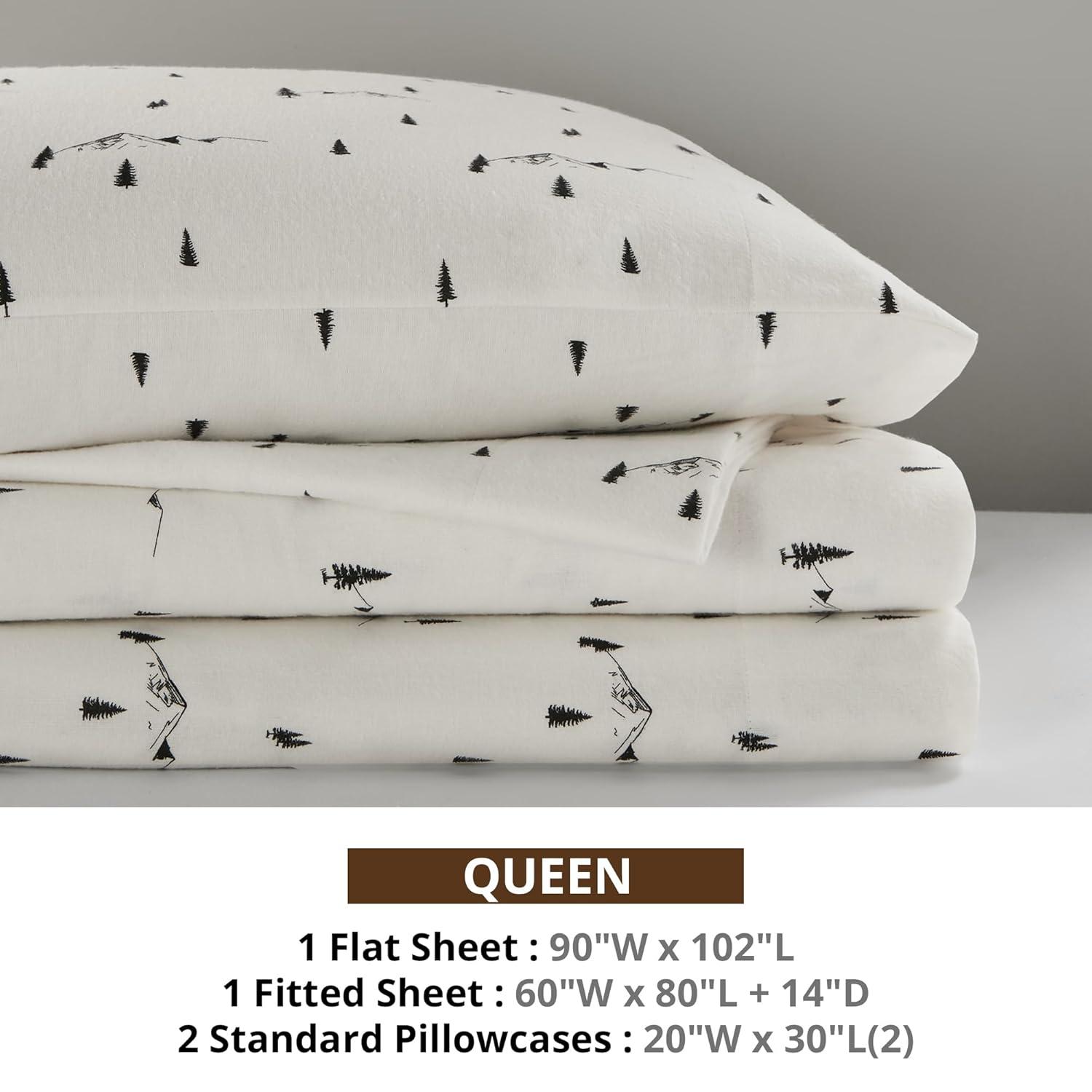 Woolrich 100% Cotton Flannel Sheet Set