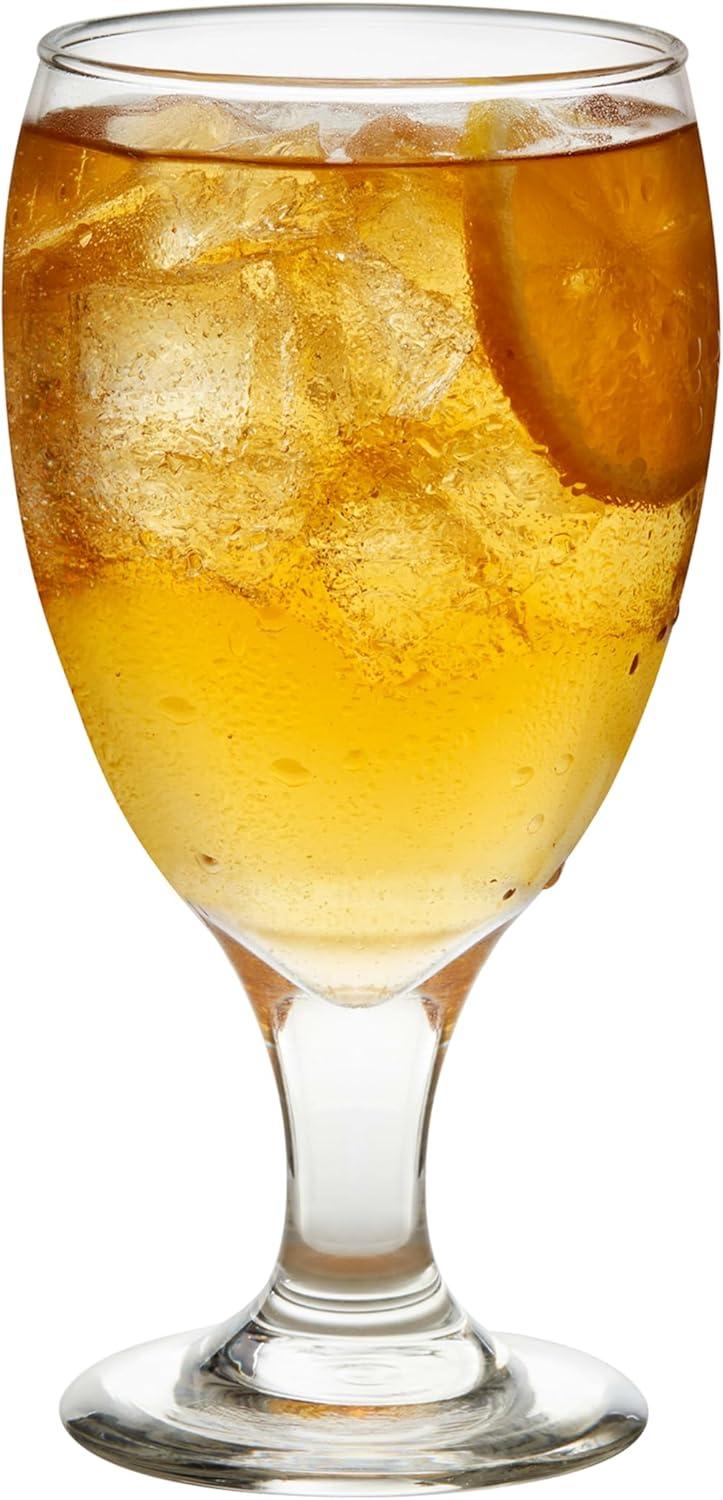 Libbey Classic Goblet Party Glasses, Set of 12