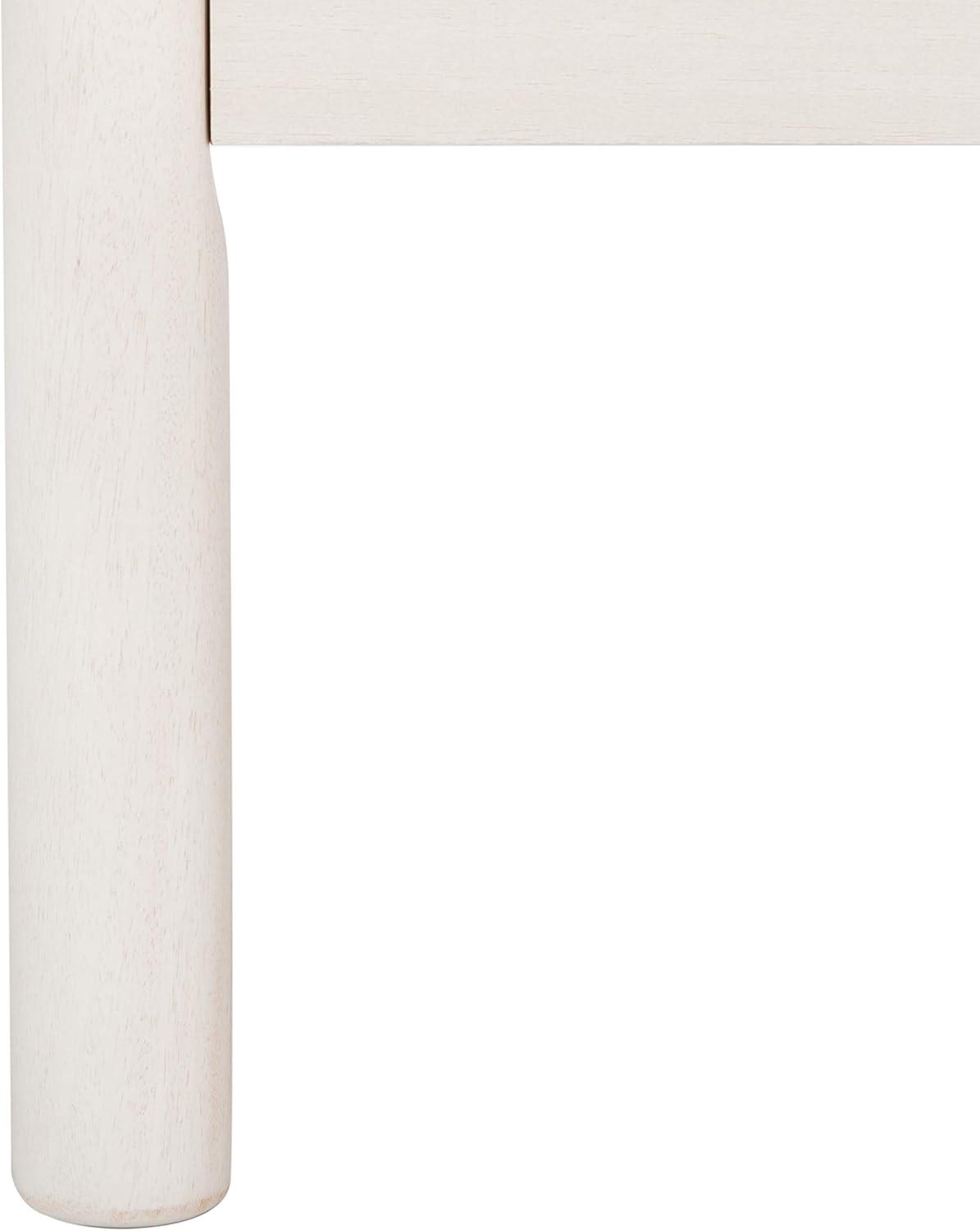 Piran 4 Door 2 Shelf Media Stand - MED9611 - Bleached White/Gold - Safavieh