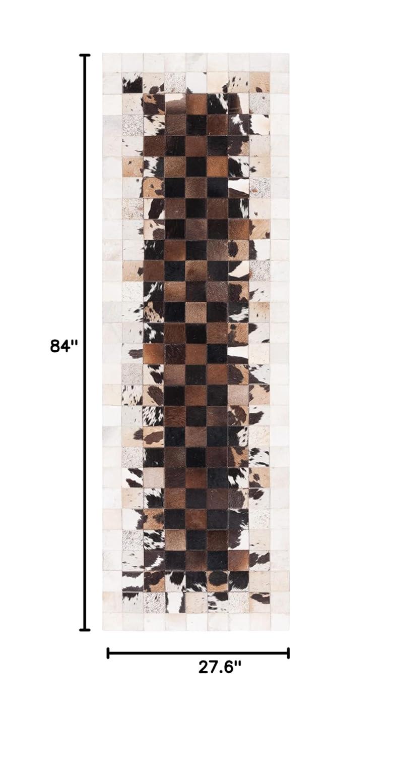 Studio Leather STL812 Hand Woven Runner Rug - Beige/Brown - 2'3"x7' - Safavieh.