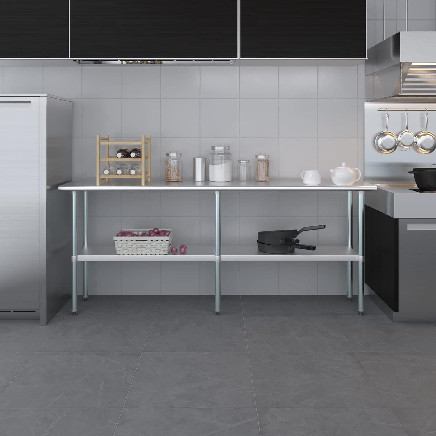 Amgood Amgood Stainless Steel 35'' H Work Table