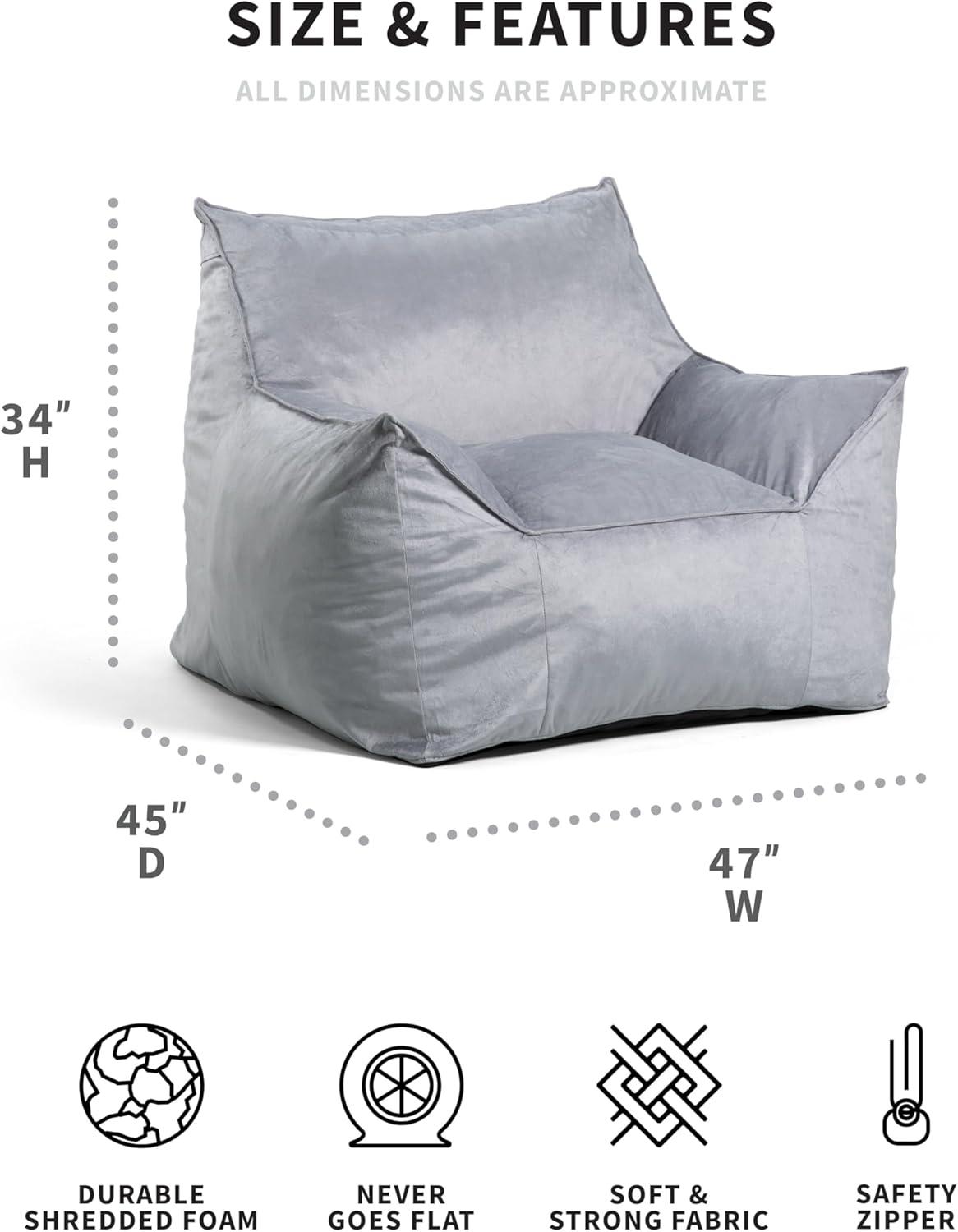 Big Joe 24.5'' Wide Rectangle Pouf Ottoman & Reviews | Wayfair