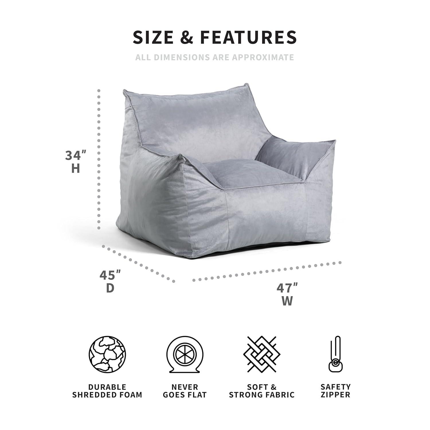 Big Joe 24.5'' Wide Rectangle Pouf Ottoman & Reviews | Wayfair