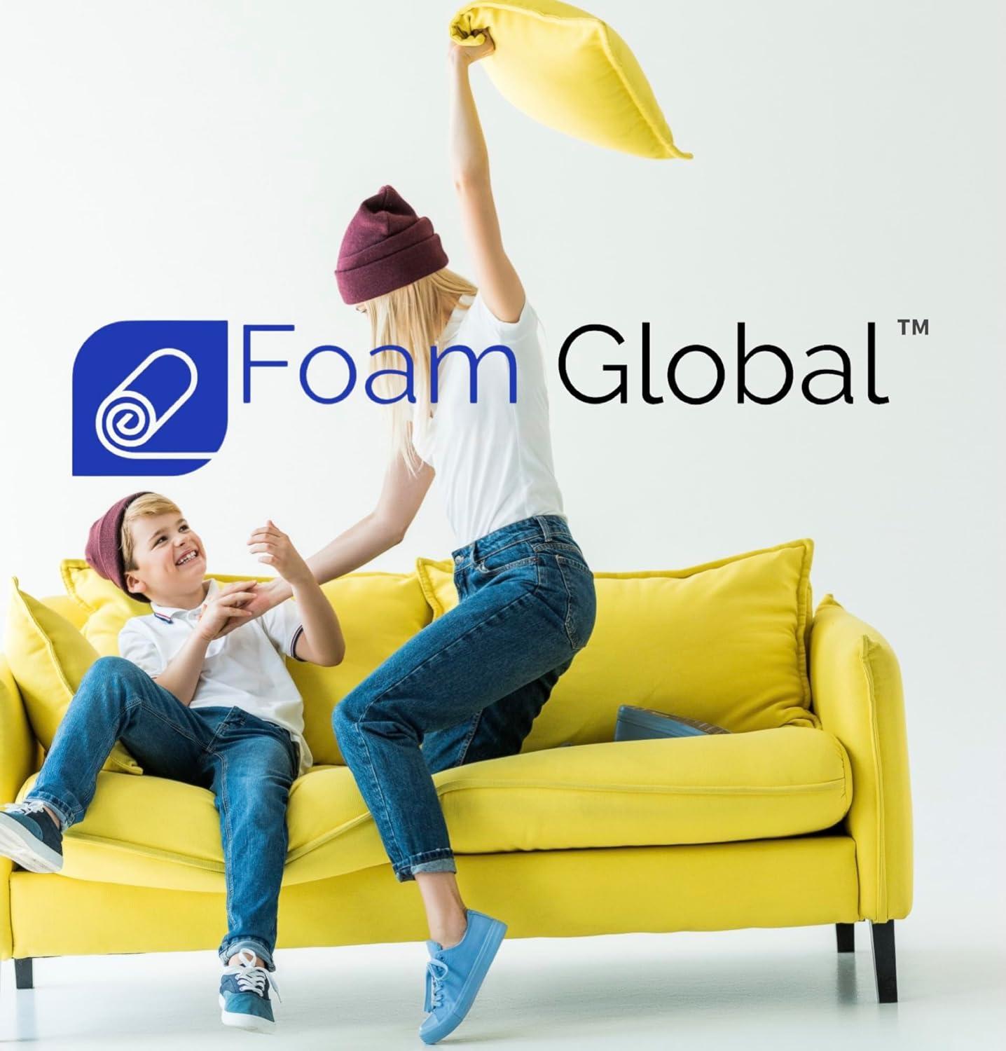Airflow Foam Mattress Topper, Egg Crate Foam Pad, Hospital Mattress Pad and Bed Topper for Support, Pressure Relief and Weight Distribution, Hospital Size Mattress, 2x33x72 Made in USA by Foam Global