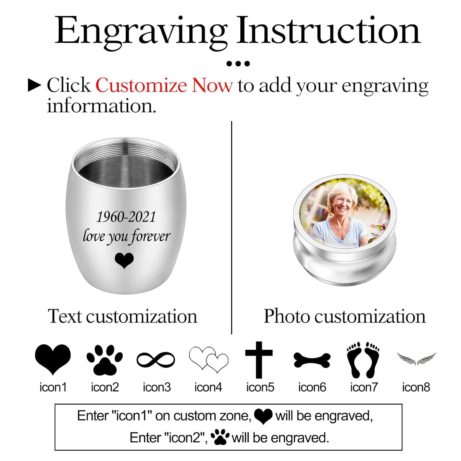 Small Keepsake Urn for Dad Mini Cremation Urns Decorative Memorial Funeral Ashes Holder Silver Engraved Stainless Steel Container for Dad Father 1.57 x 1.18 Inch-My Dad My Hero My Angel