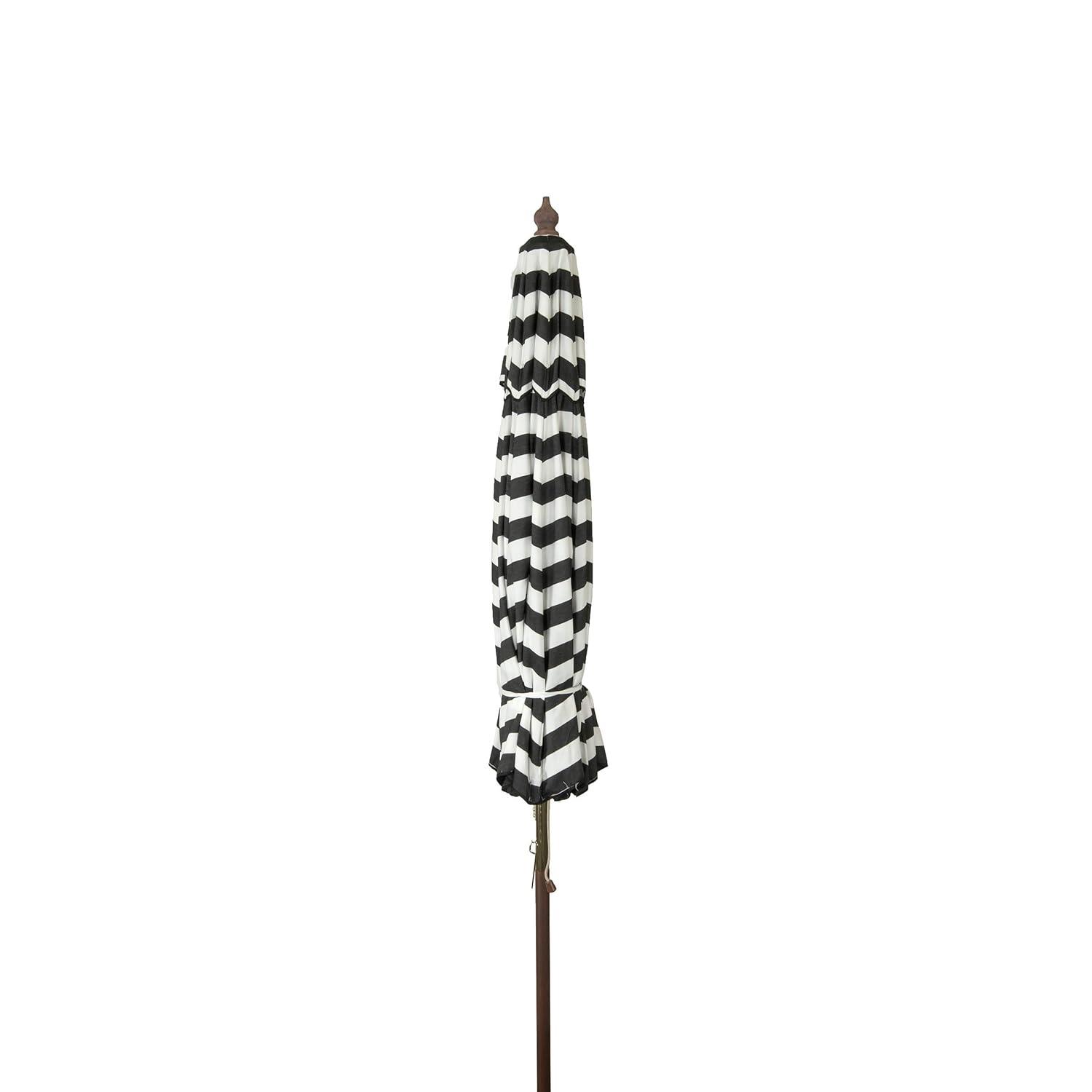 Heininger Holdings LLC 9' Classic Wood Market Umbrella