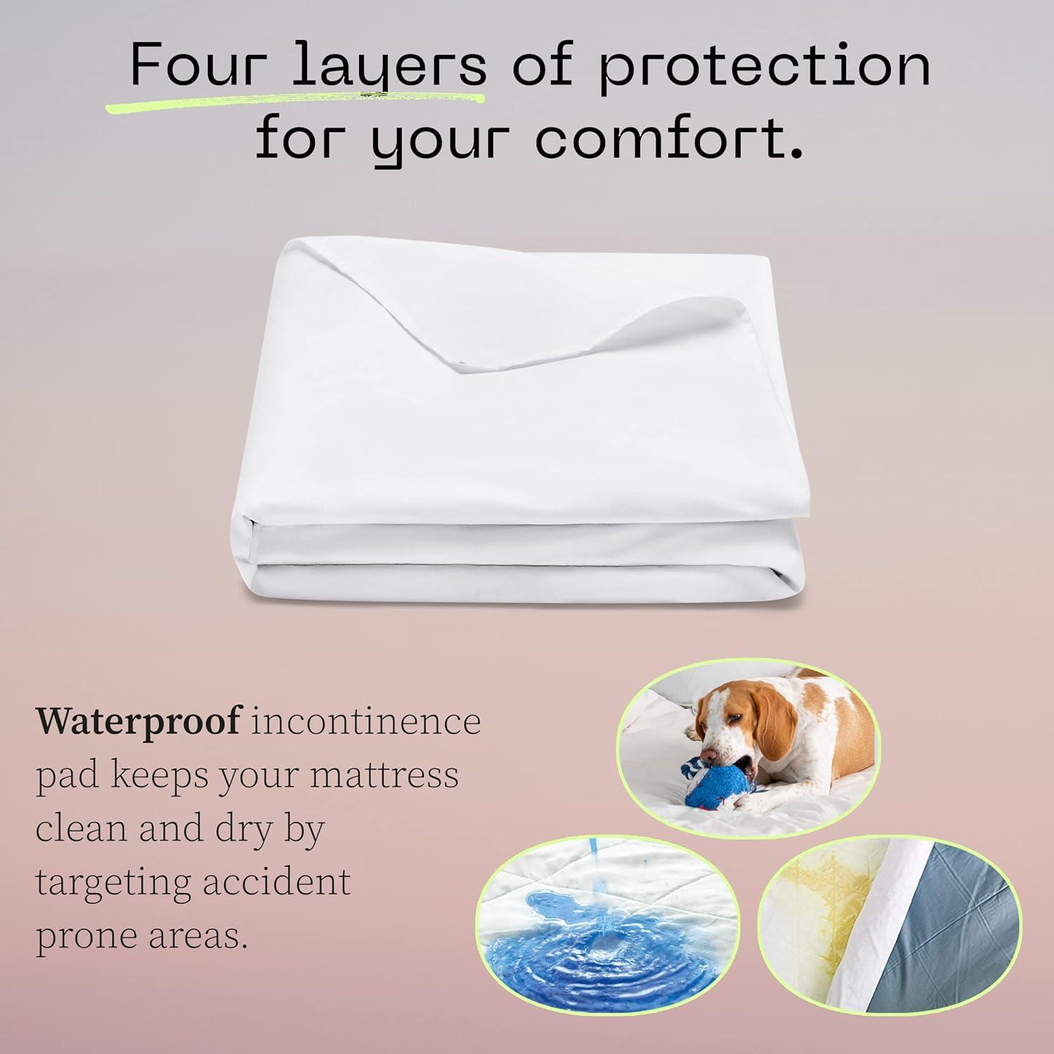Coop Home Goods Queen Waterproof Mattress Protector Sheet