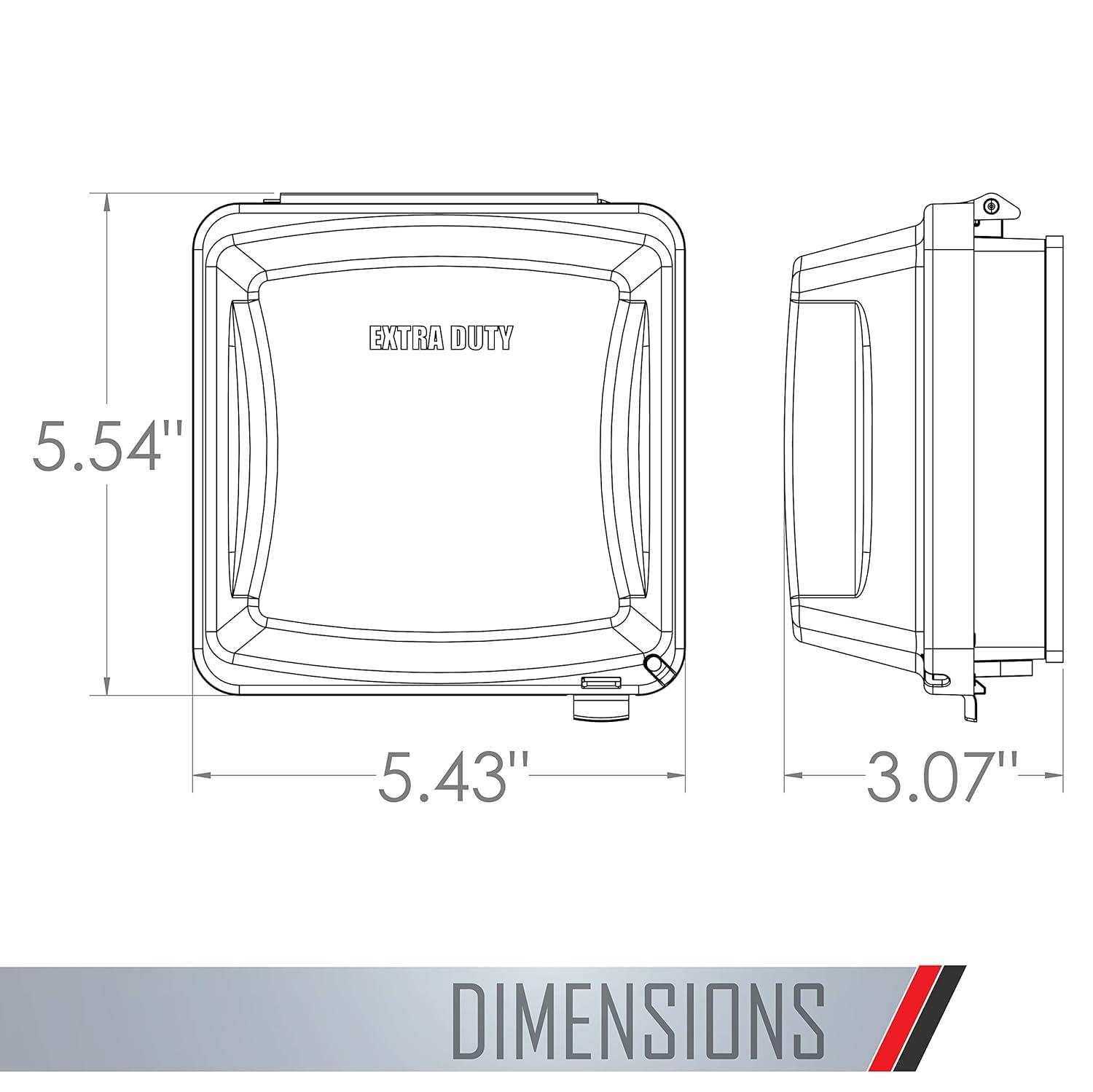 Clear Polycarbonate 2-Gang Weatherproof In-Use Cover