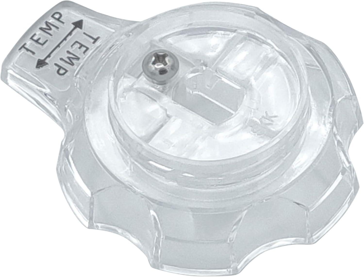 Avalon 7023-4 Avalon Temperature Control Handle For Mixet Tub And Shower Faucets Replacement Kit, Temperature Control Knob, Durable Material, Easy Installation, Clear Acrylic