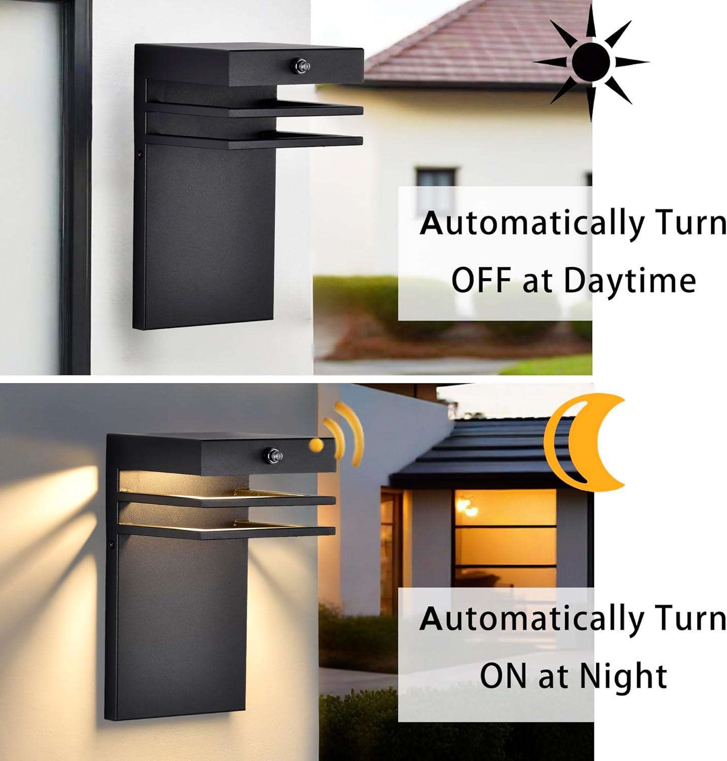 Plug in Wall Sconces Set of 2 with 6 FT On/Off Switch Cord, Wall Light Fixtures Black Industrial Farmhouse Indoor Wall Latern For Bedroom Living Room