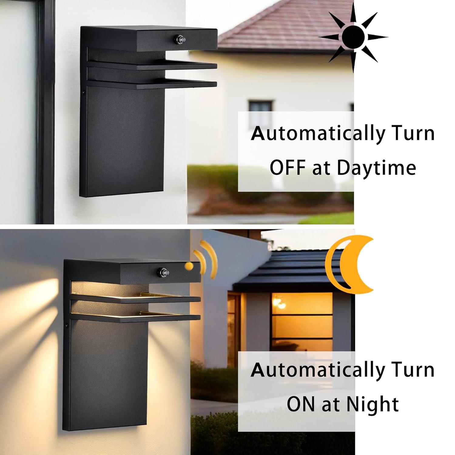 Plug in Wall Sconces Set of 2 with 6 FT On/Off Switch Cord, Wall Light Fixtures Black Industrial Farmhouse Indoor Wall Latern For Bedroom Living Room