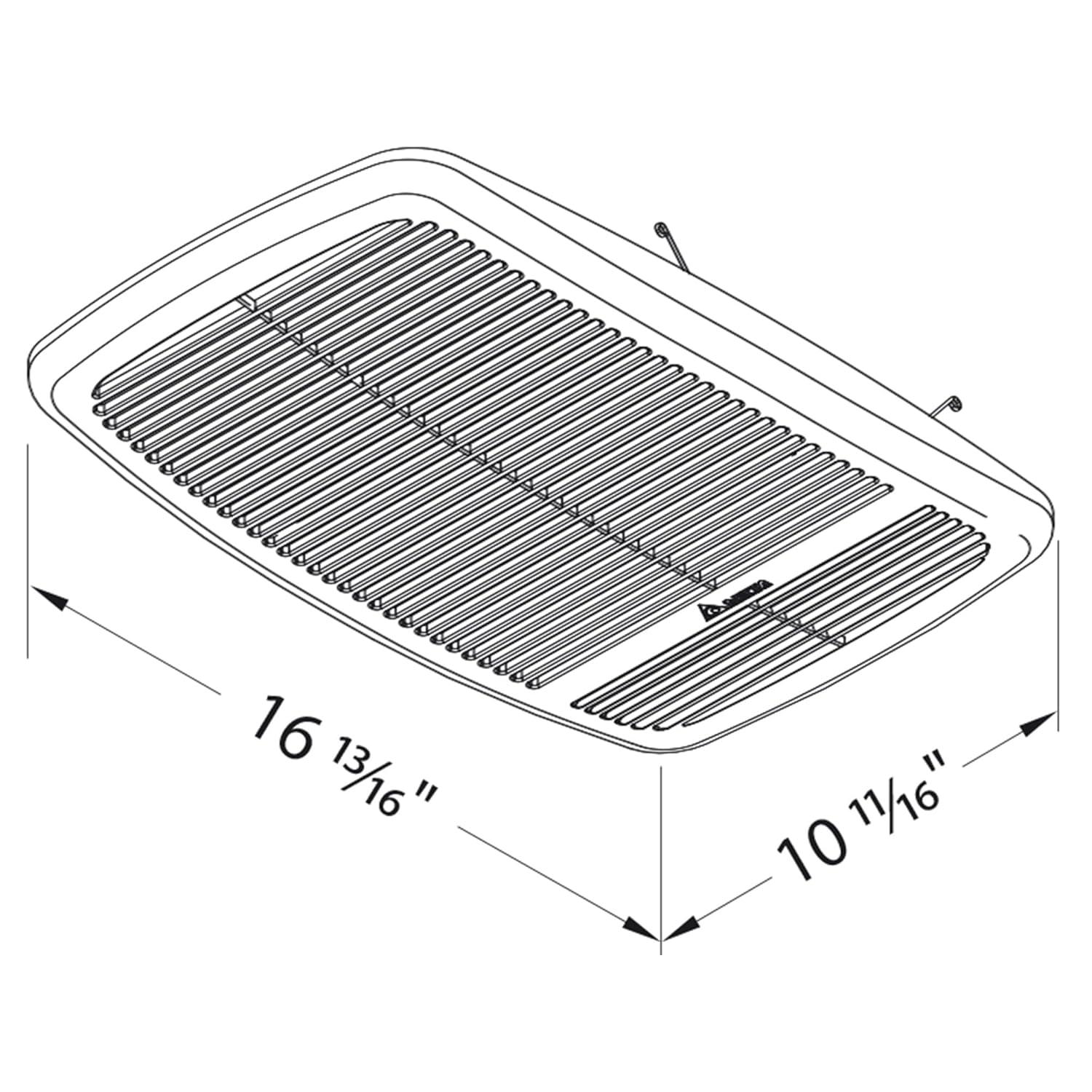 Open Box Delta Radiance Exhaust Bath Fan 80 CFM w/Built-In Light & Heater,White