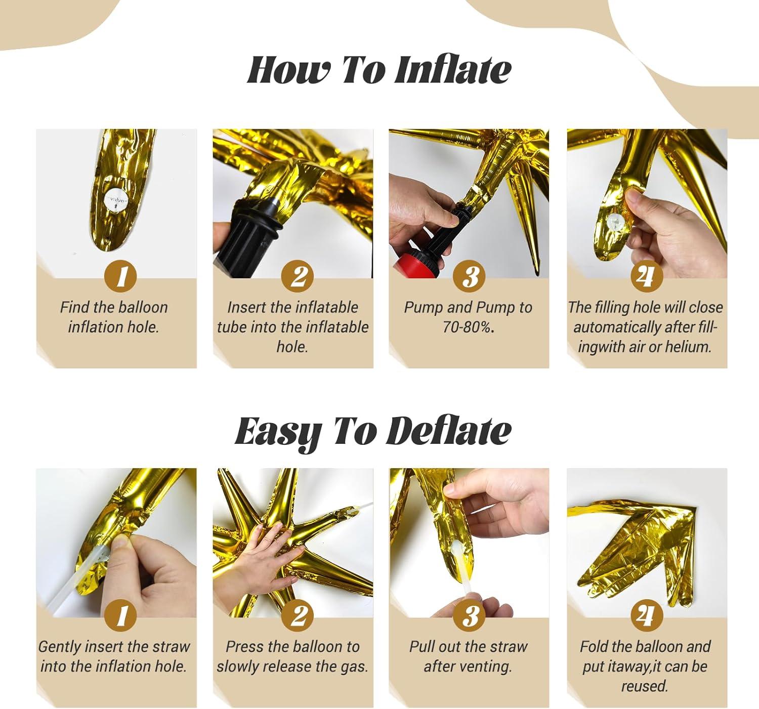 FOTIOMRG Black and Gold Balloons Garland Arch Kit, 5 10 12 18inch Black Gold Confetti Latex Balloons for 2025 Graduation New Year Anniversary Birthday Party Decorations