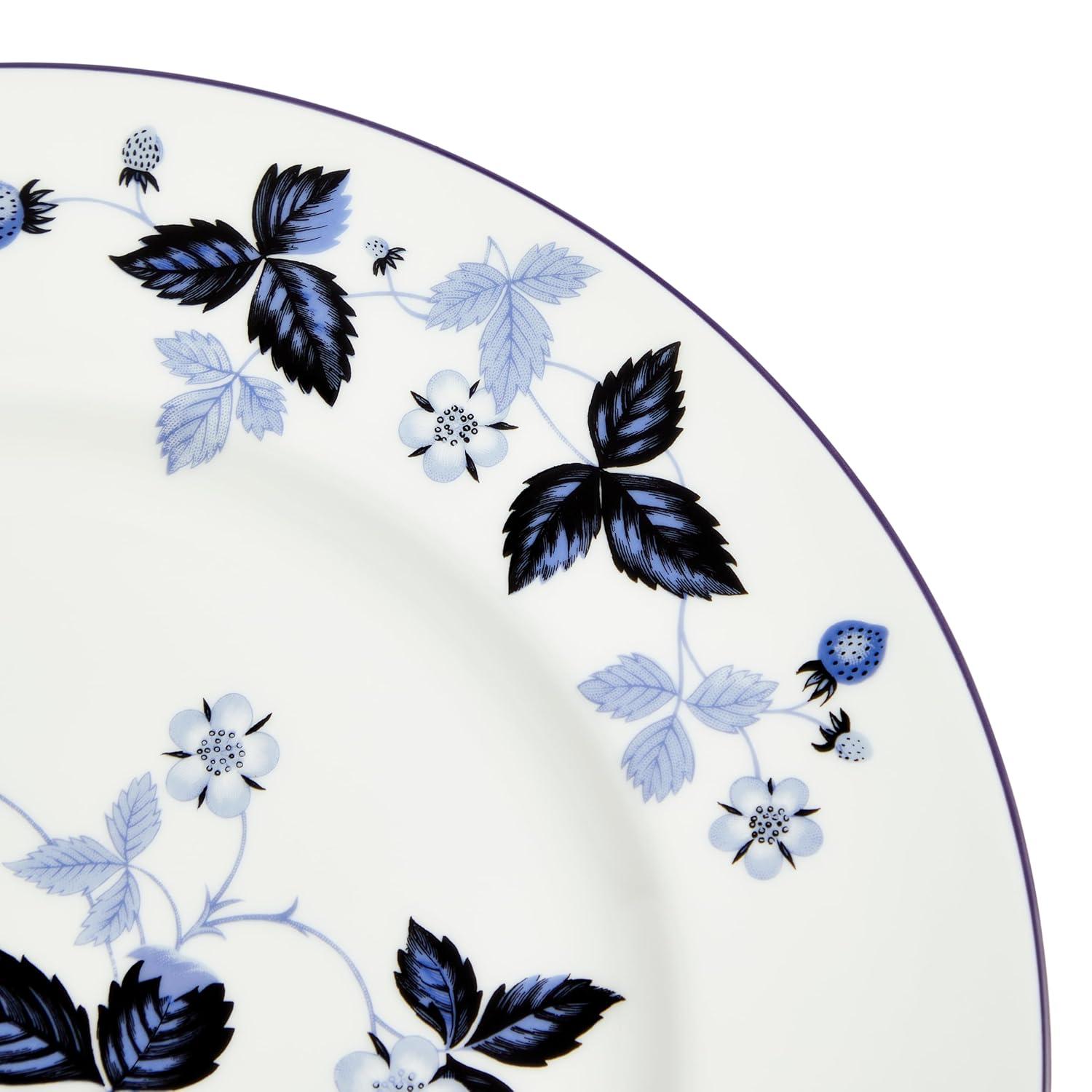 Wedgwood Wild Strawberry Inky Blue Plate 10.7in
