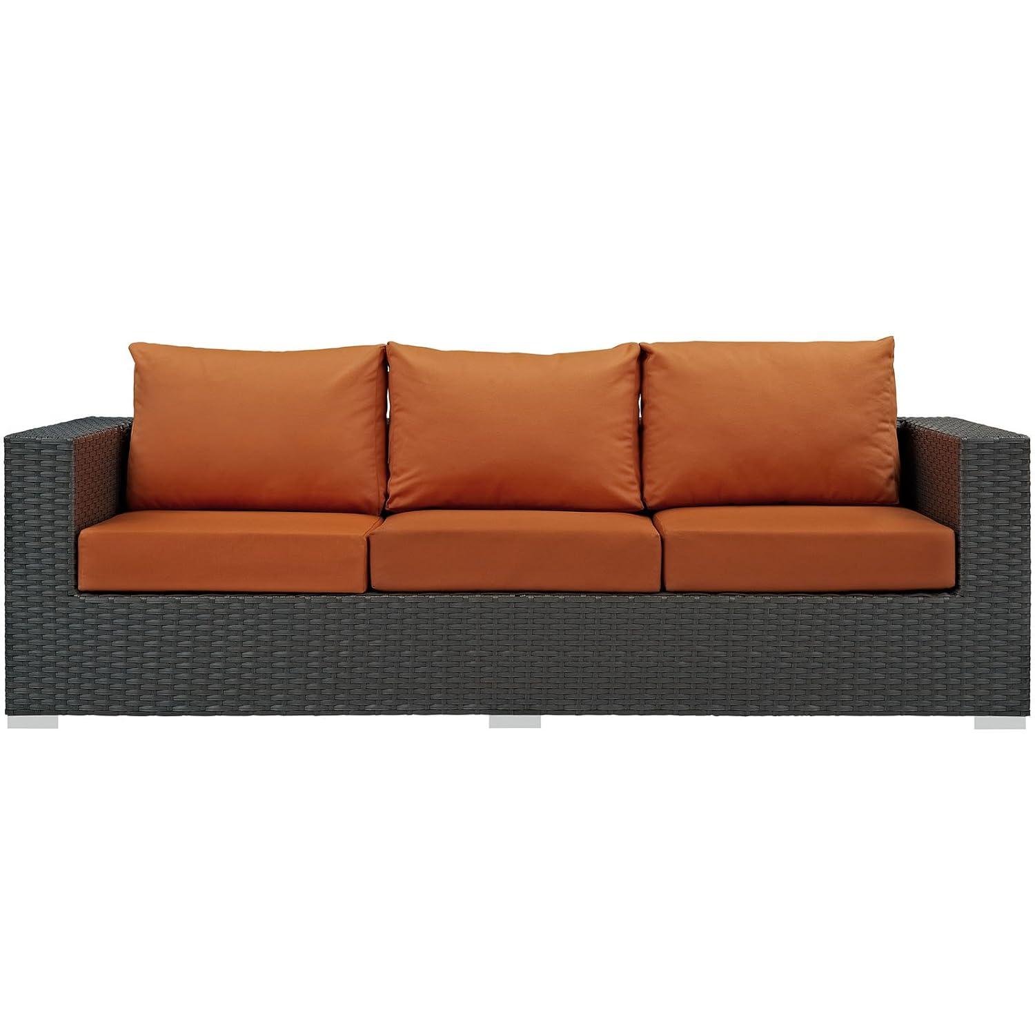 Modway Stopover Outdoor Patio Sunbrella Sofa