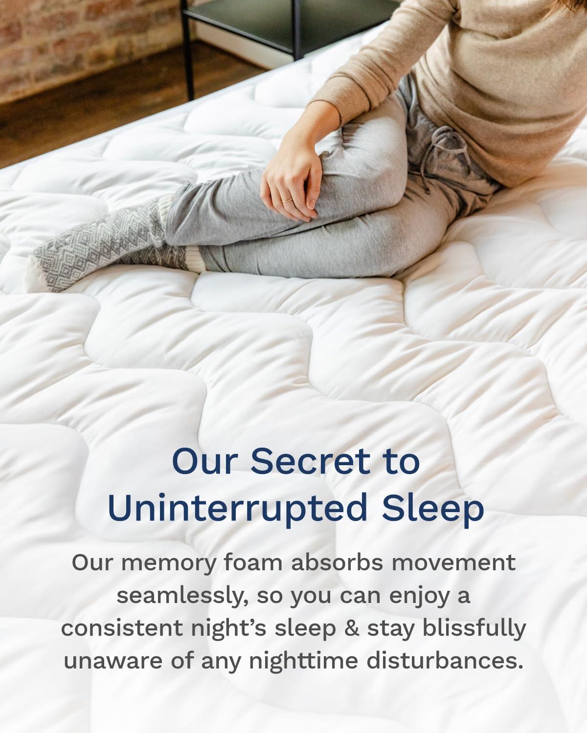 Mattress Topper - 3 Inch - CertiPUR-US Certified Gel Memory Foam - Reflex by Viscosoft  Full