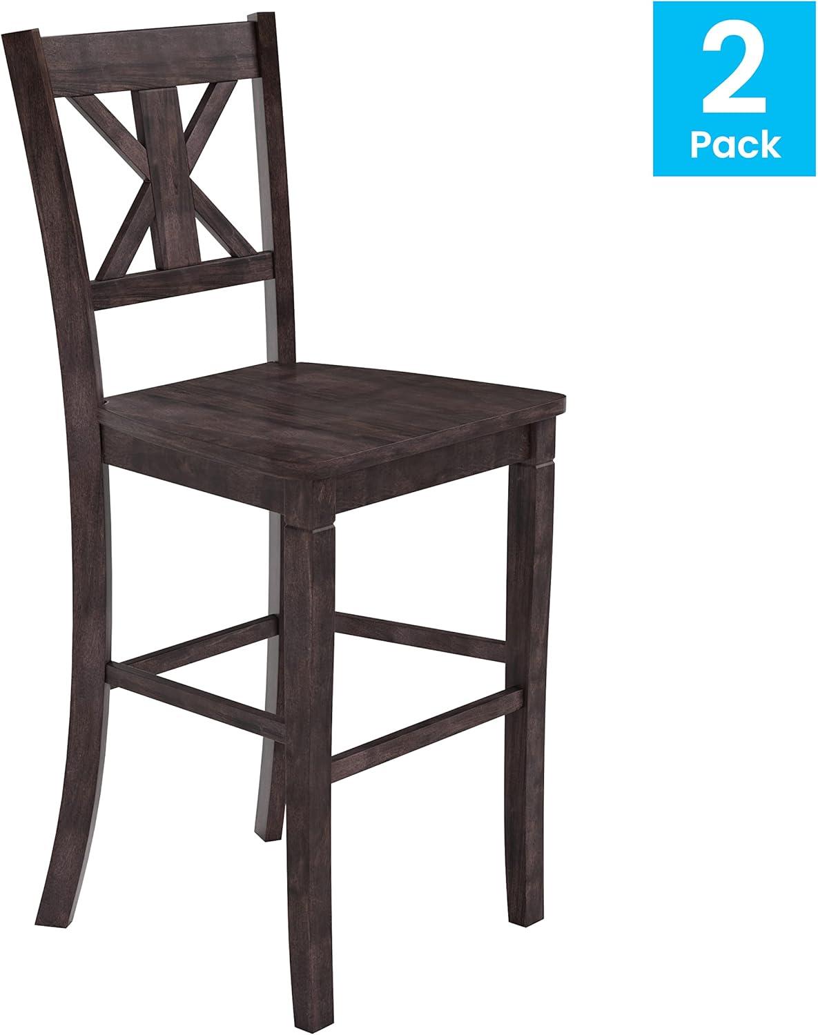 Taylor & Logan Bakersville Solid Wood Counter Stool (Set of 2)
