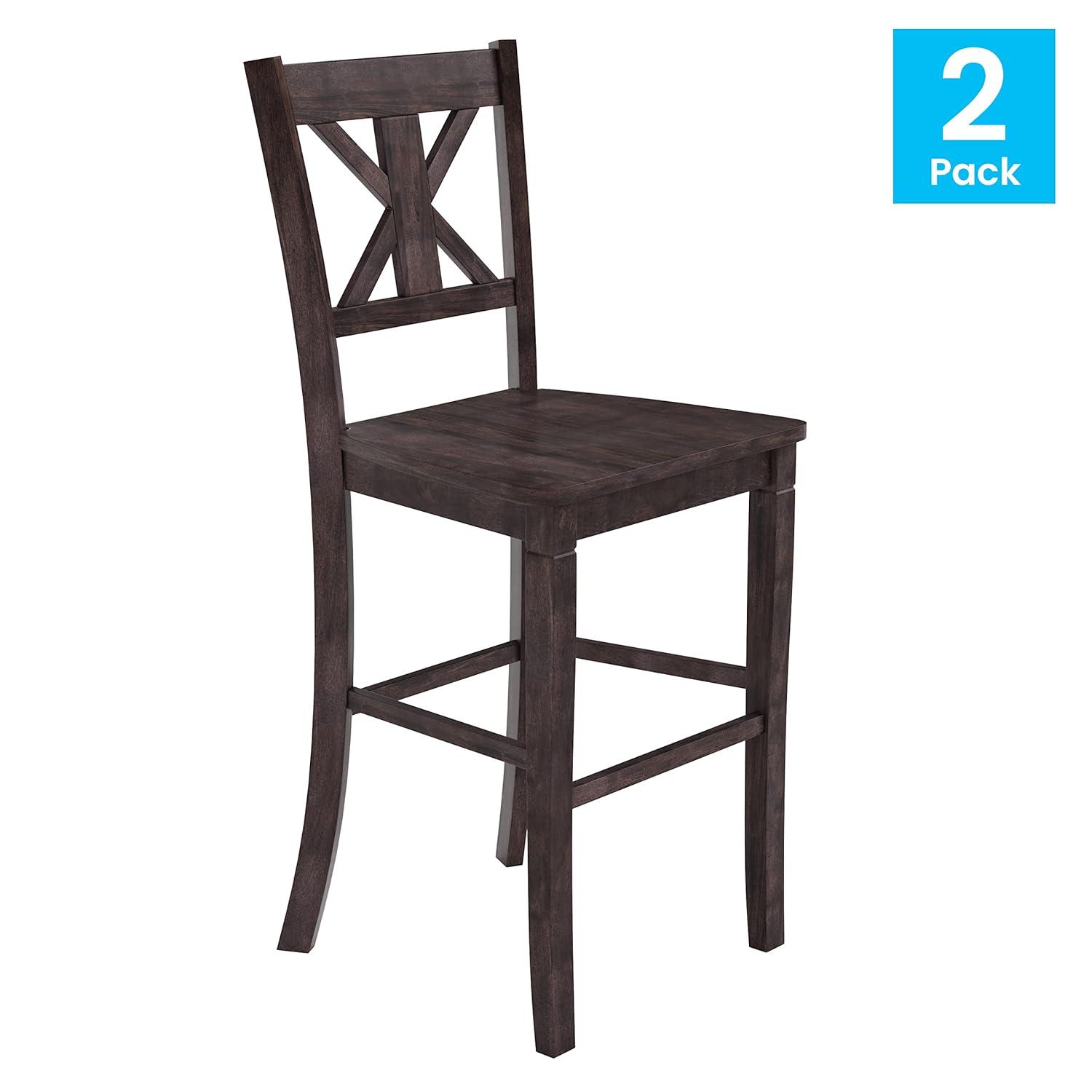 Taylor & Logan Bakersville Solid Wood Counter Stool (Set of 2)