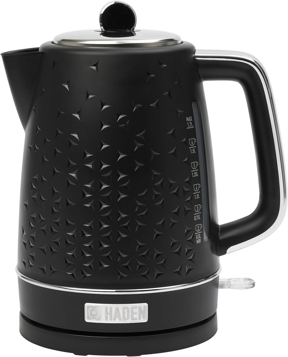 HADEN Starbeck Black Electric Tea Kettle