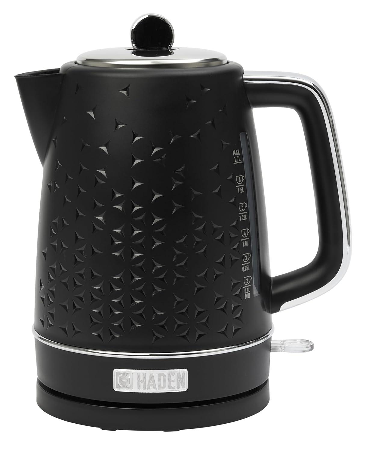 HADEN Starbeck Black Electric Tea Kettle