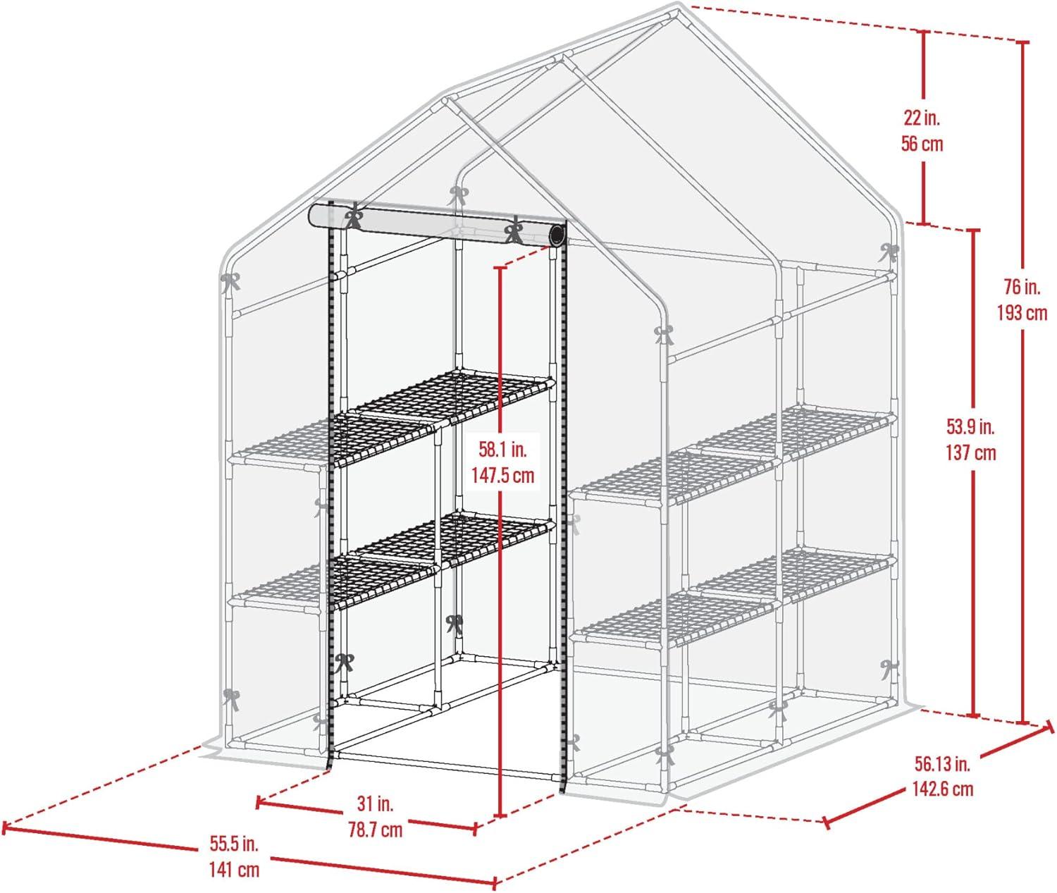 Miracle-Gro 4'8" W x 4'8" D Growing Rack