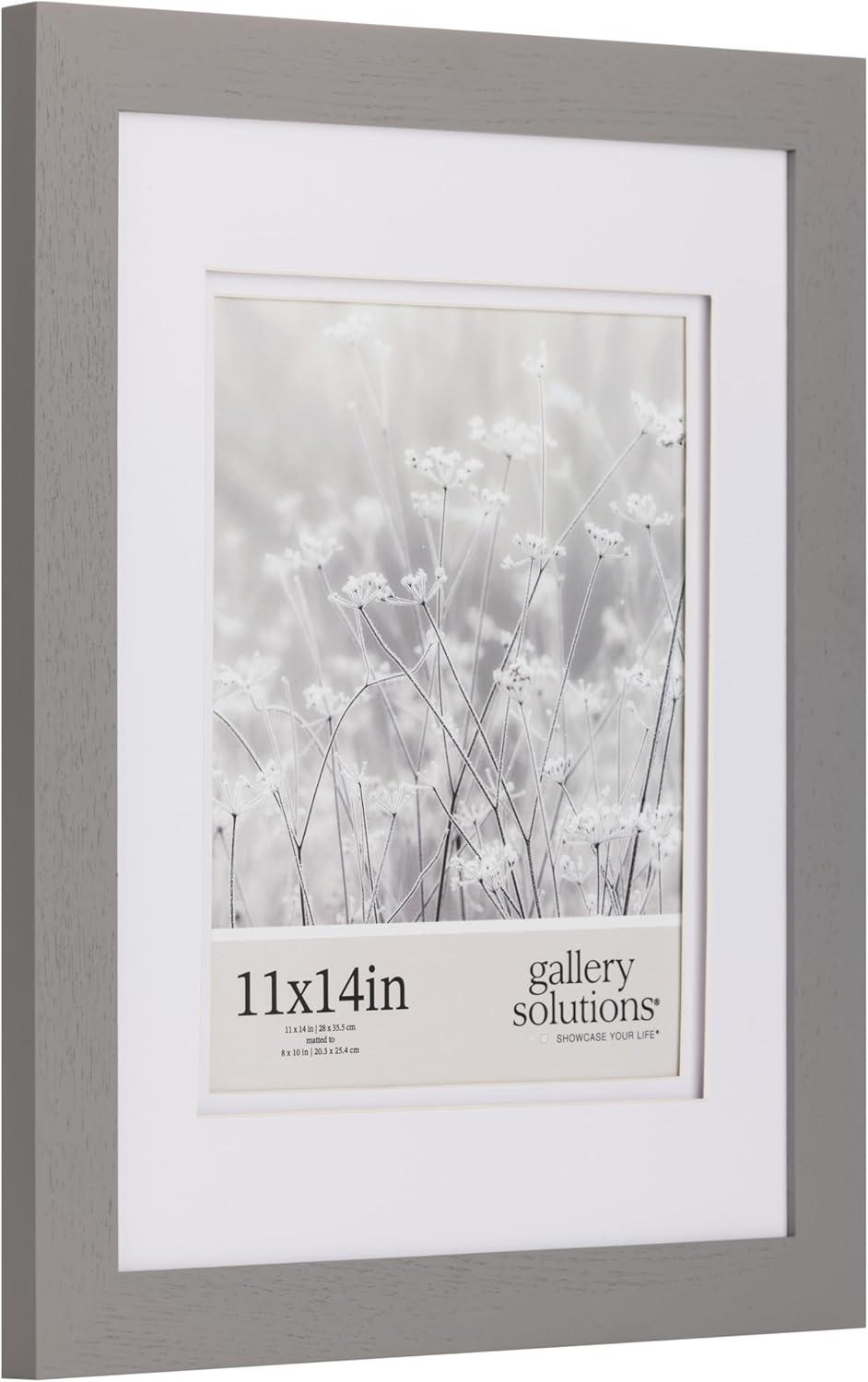 Gallery Solutions Wall Mount Double Airfloat Mat Picture Frame